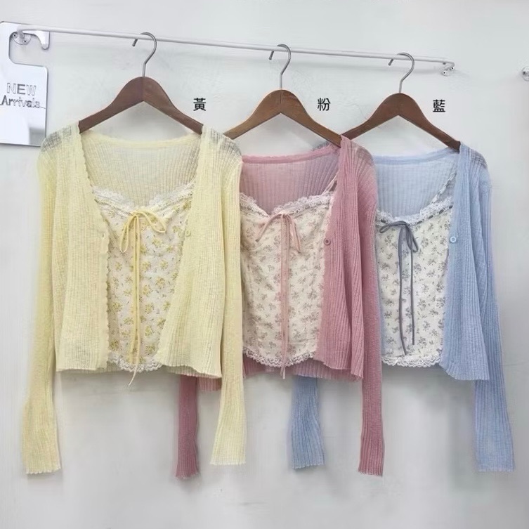 小碎花兩件式上衣