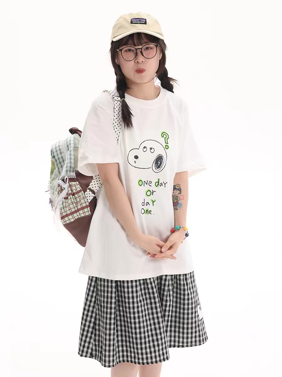 New🏖️ 小狗思考“one day or day one”T