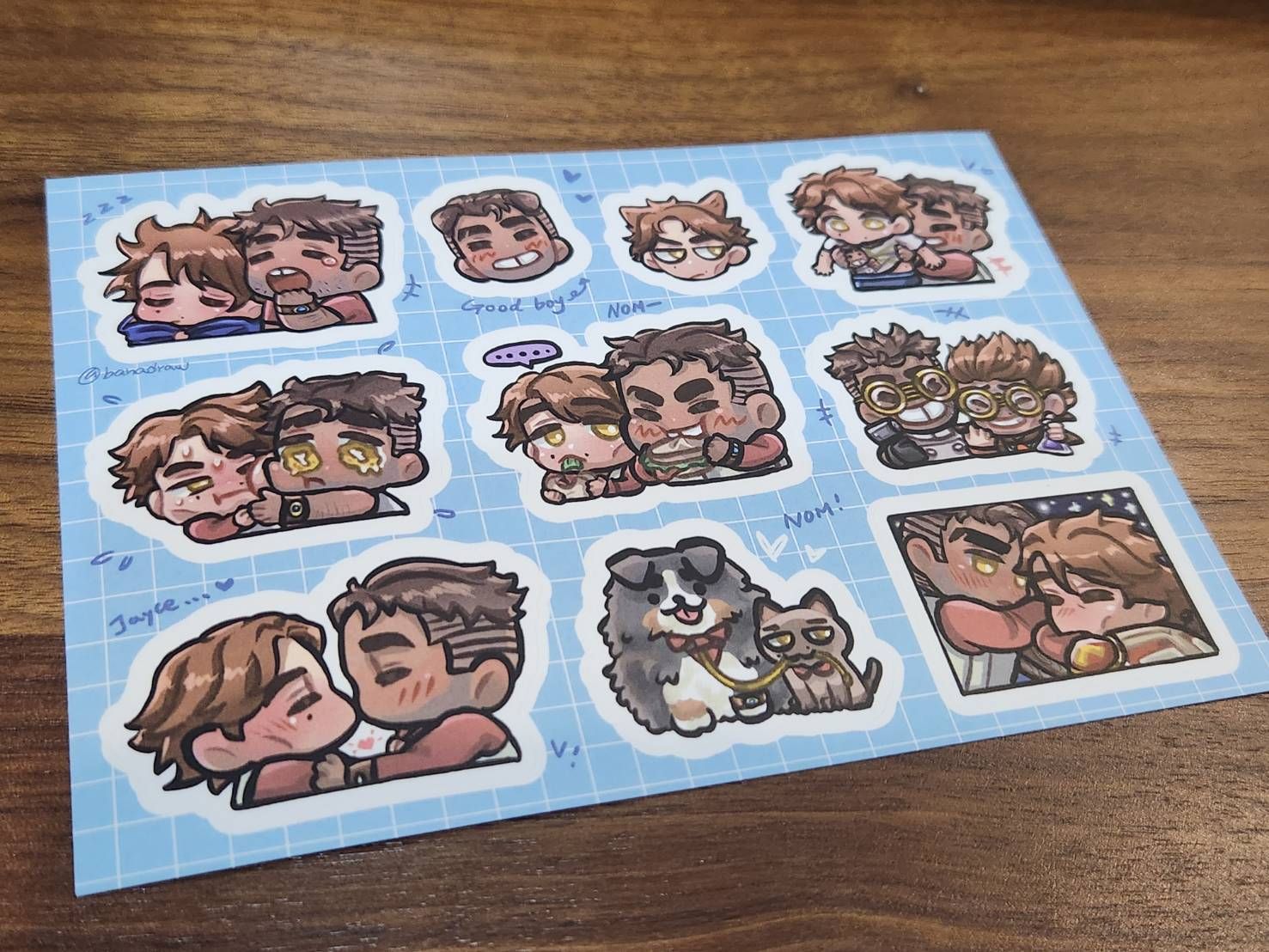杰杰維維系列貼紙