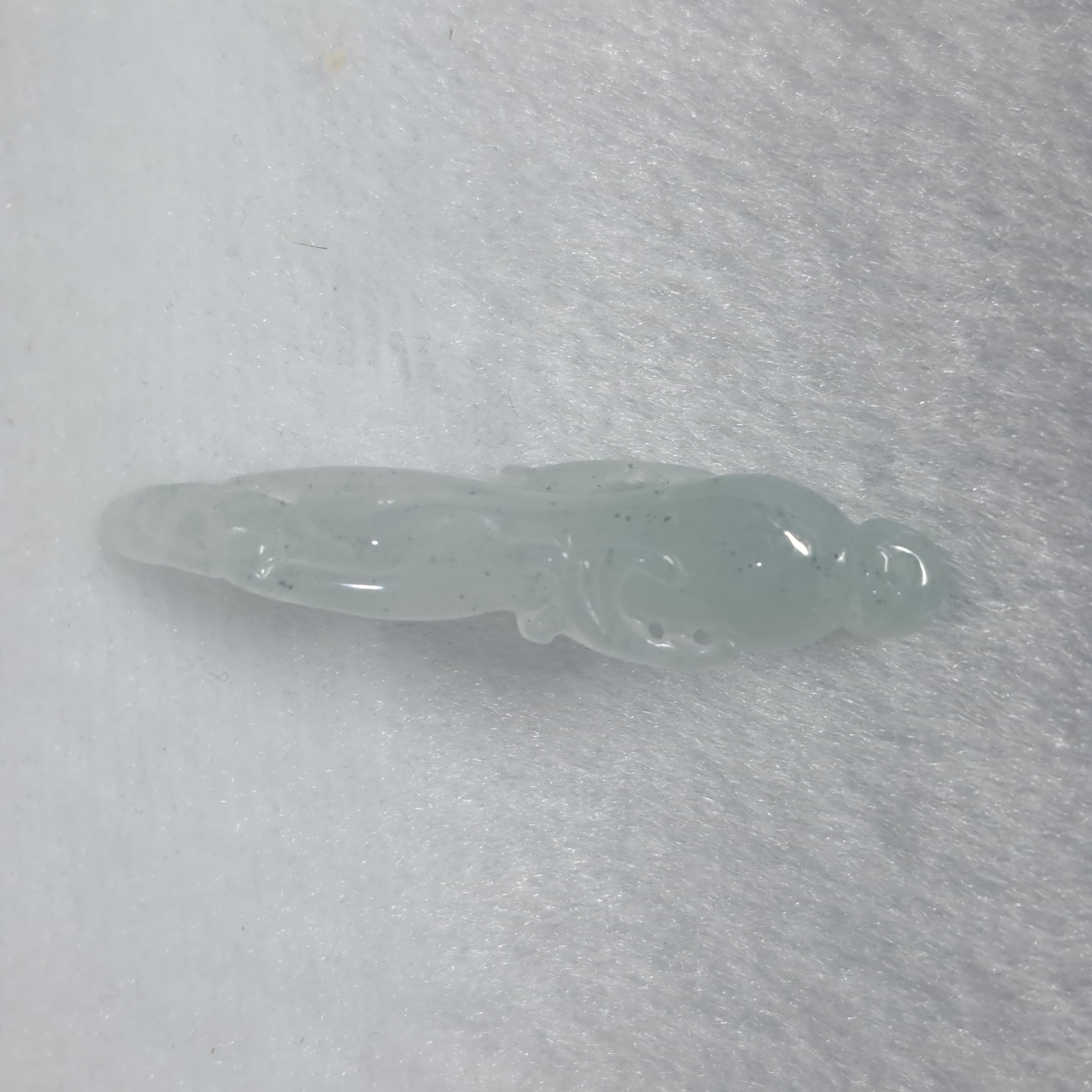 🌿 緬甸A貨翡翠（附陸證） 人蔘掛件