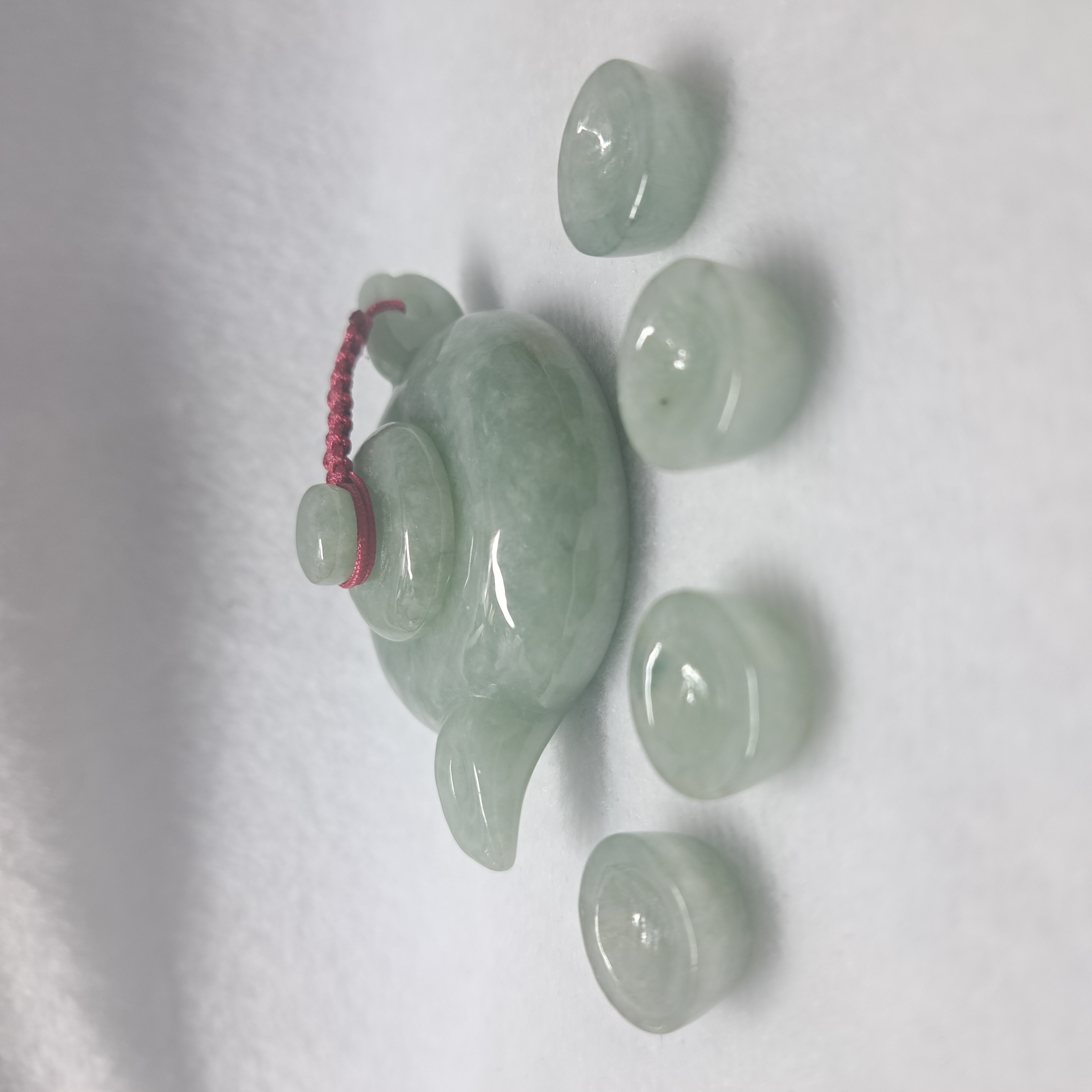 A貨翡翠。茶壺