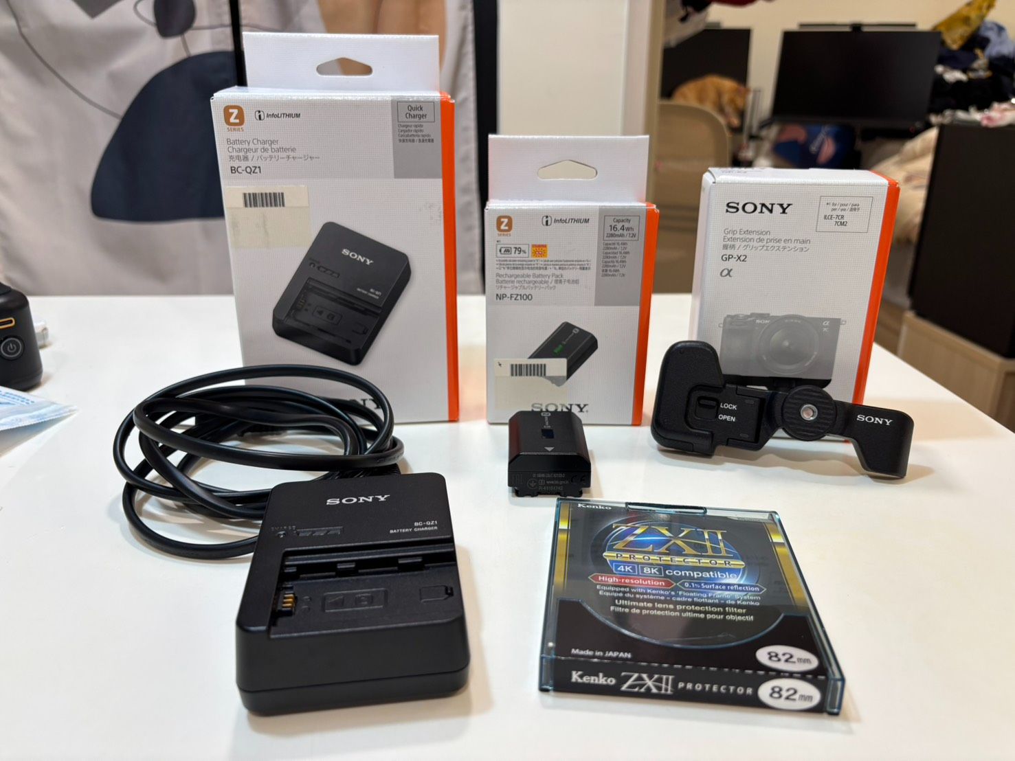 SONY充電器SONY電池SONY手把KENKO保護鏡