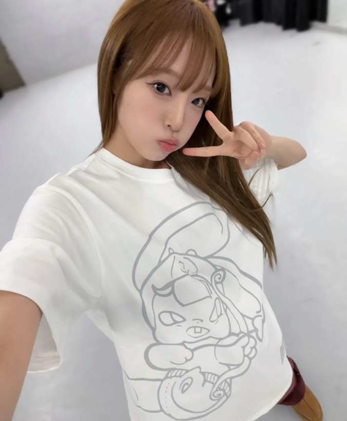LUVISTRUE💫LUVISTRUE X YENA OVERFIT TEE 2color
