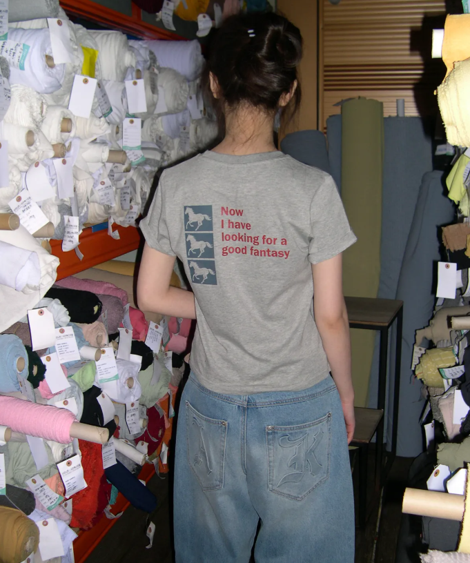 SEW-B💫post Semi fit T-shirt 3color