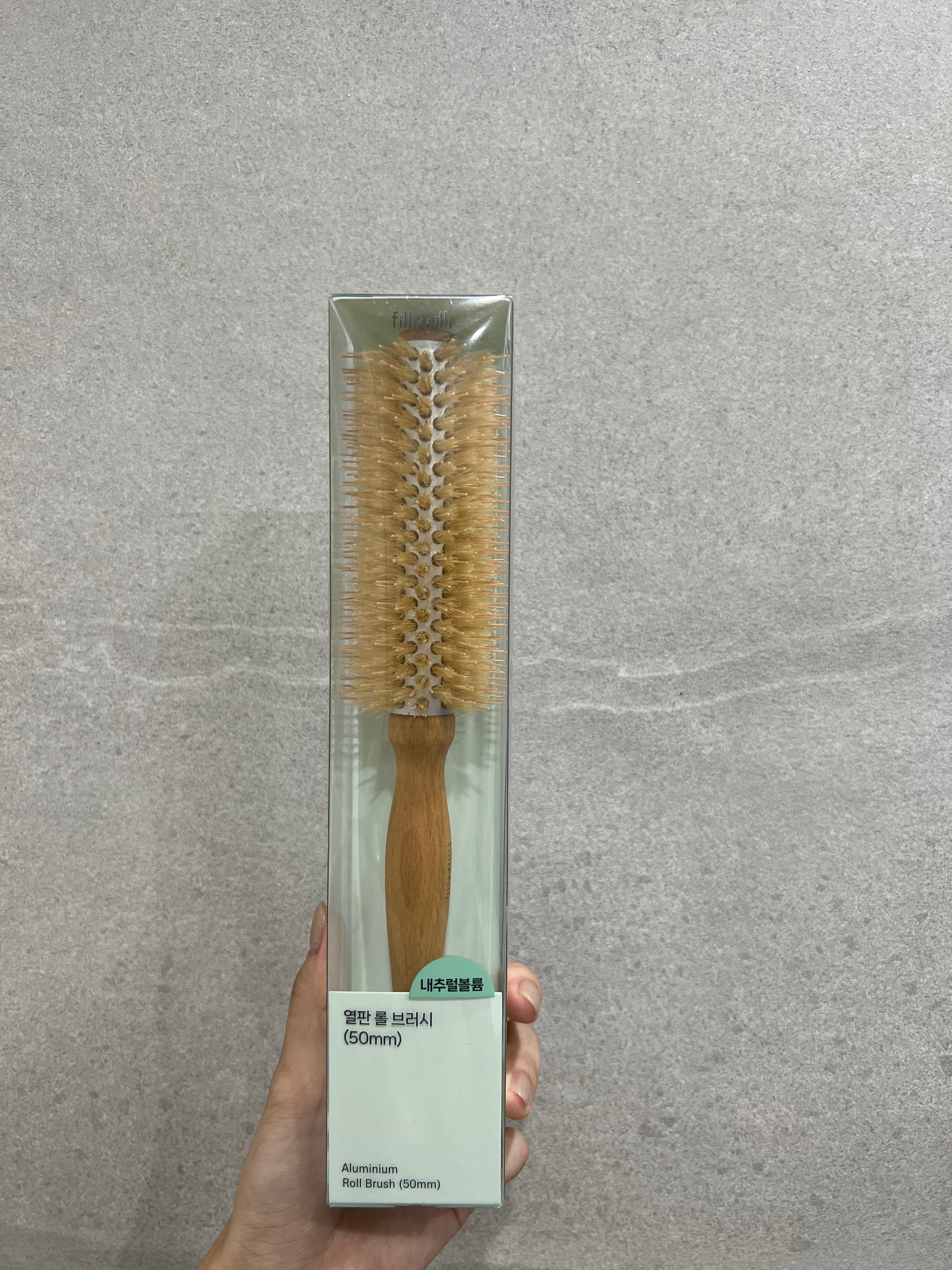 現貨｜韓國｜fillimilli｜50mm 捲髮梳 直髮梳 捲髮 髮根捲 蓬鬆造型梳
