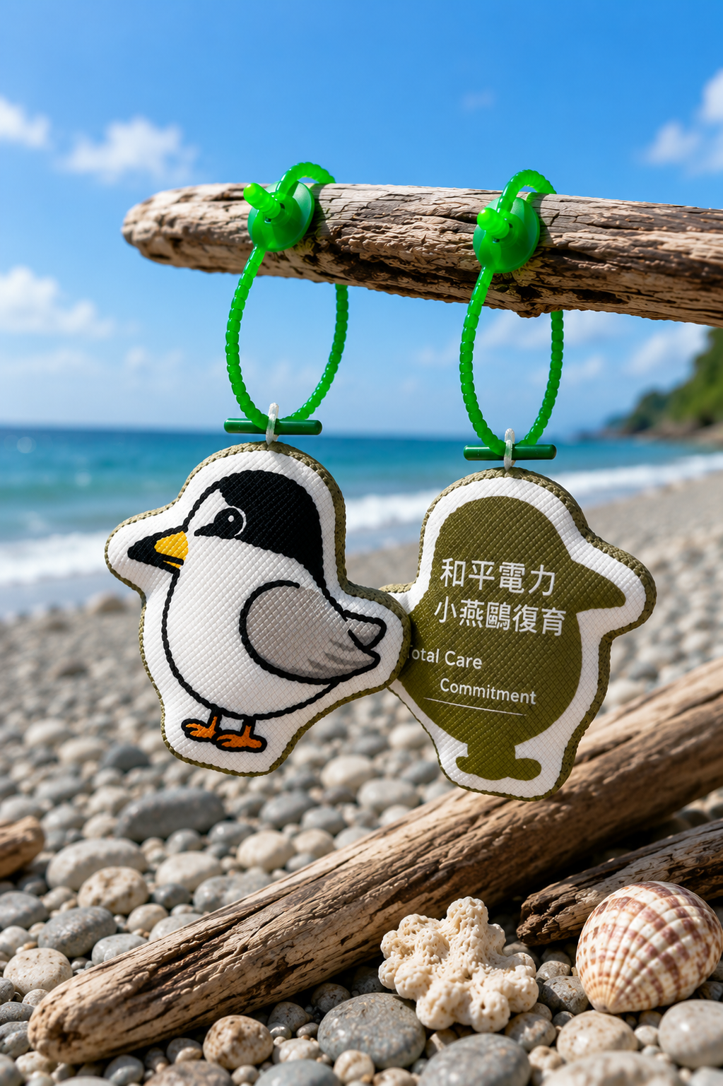 和平電力小燕鷗造型鑰匙圈