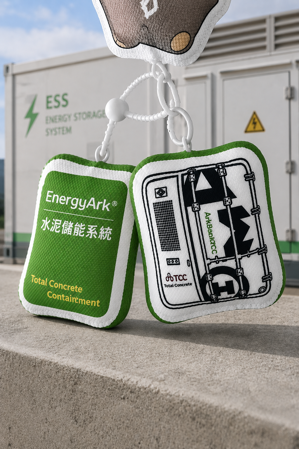 台泥EnergyArk 儲能系統造型鑰匙圈