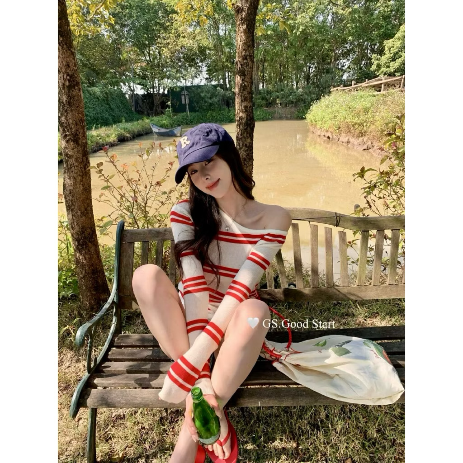 ✈️Acns Stores🌼現貨不用等！百搭穿不膩💕韓系休閒時髦露肩修身顯瘦針織上衣