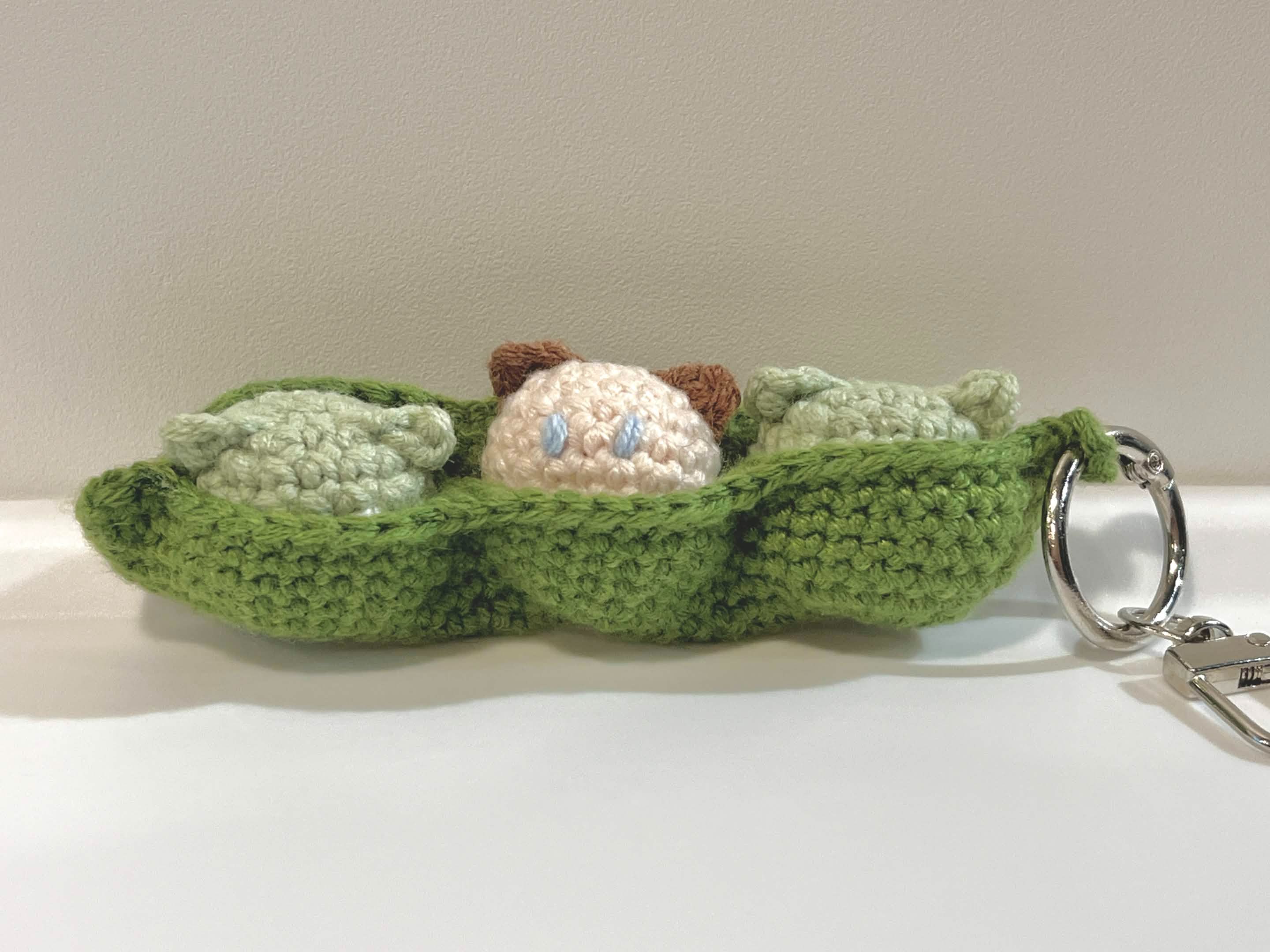 豌豆貓貓吊飾