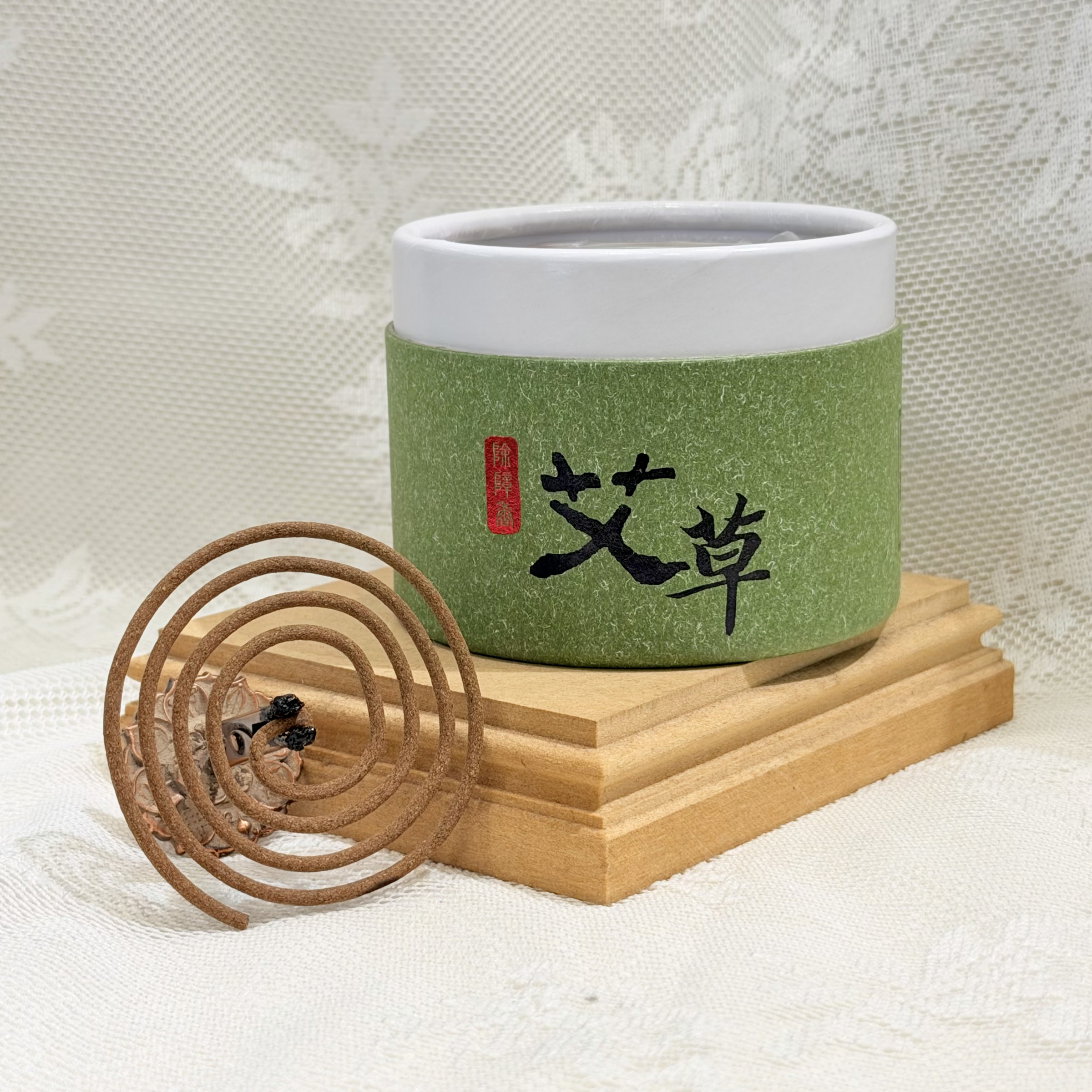淨化工具｜艾草盤香48片/4H