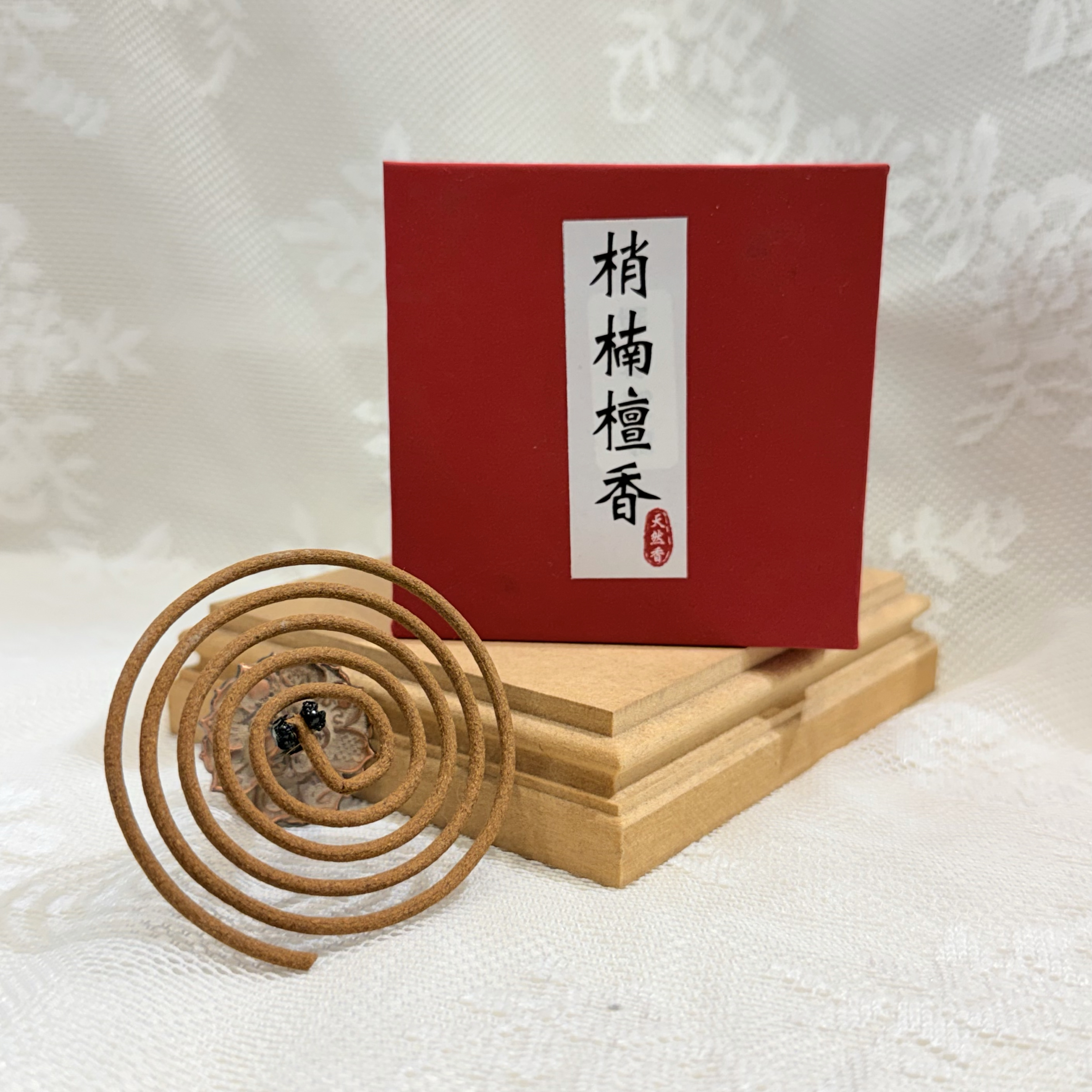 淨化工具｜梢楠檀香盤香48片/4H