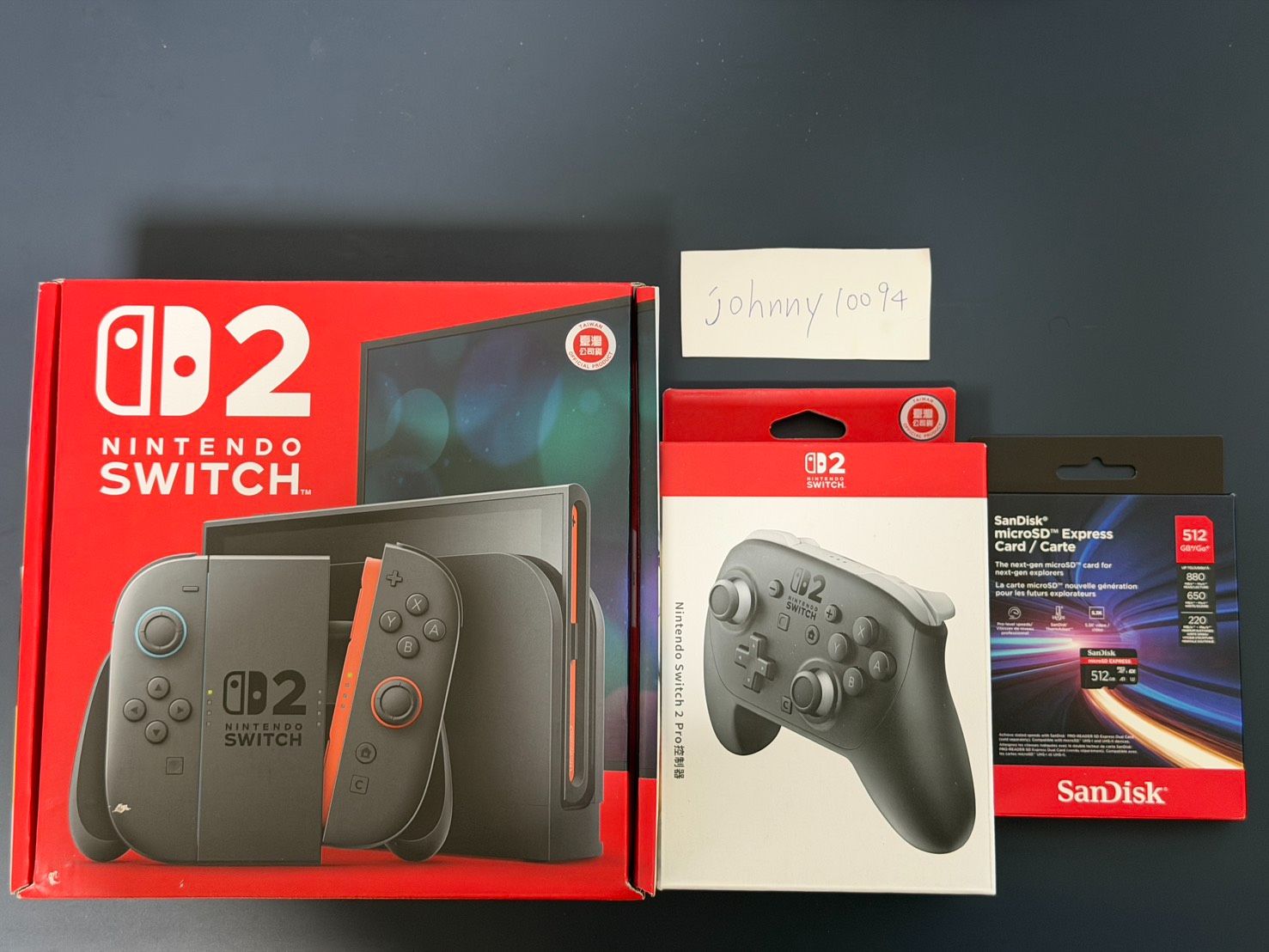 NS2主機＆Pro2手把＆512記憶卡