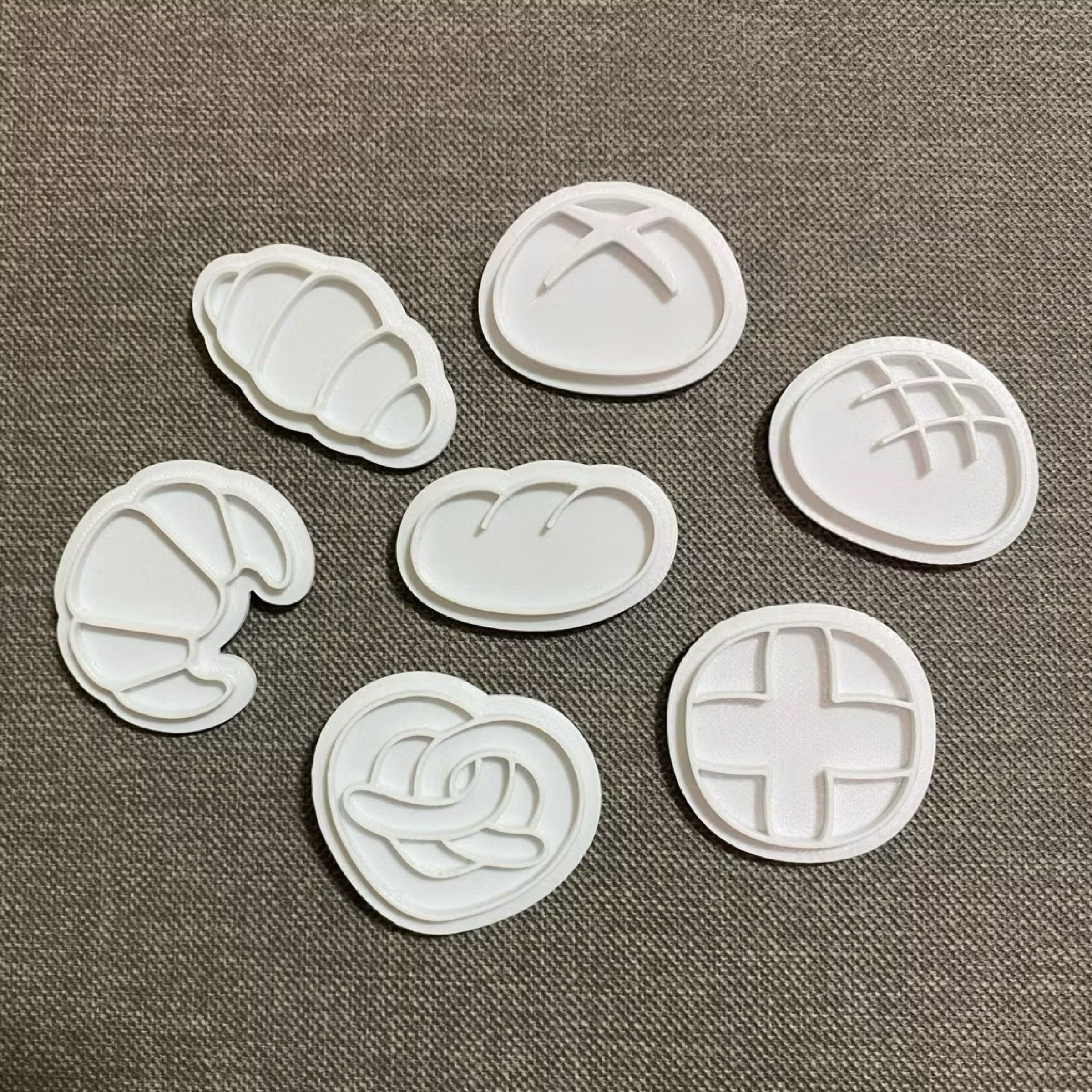 ⭐️星星相印📣滿額贈模具‼️麵包造型餅乾模具/麵包吐司 叉燒包法國吐司 牛角麵包框 愛心麵包 菠蘿麵包餅乾模具3D列印