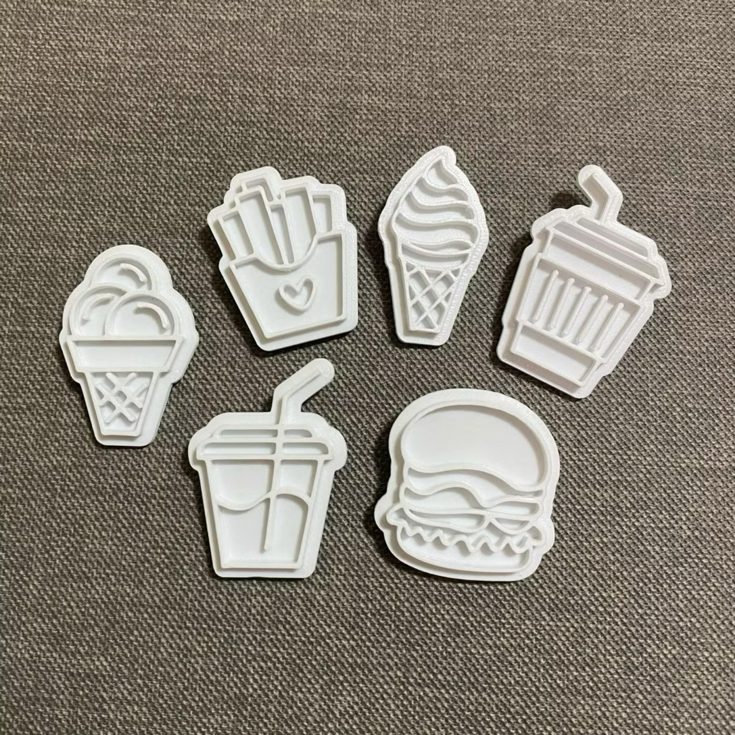 ⭐️星星相印📣滿額贈模具‼️餅乾模具/速食多款造型餅乾模具 漢堡 薯條 冰淇淋  飲料 咖啡 冰淇淋霜淇淋餅乾模具3D