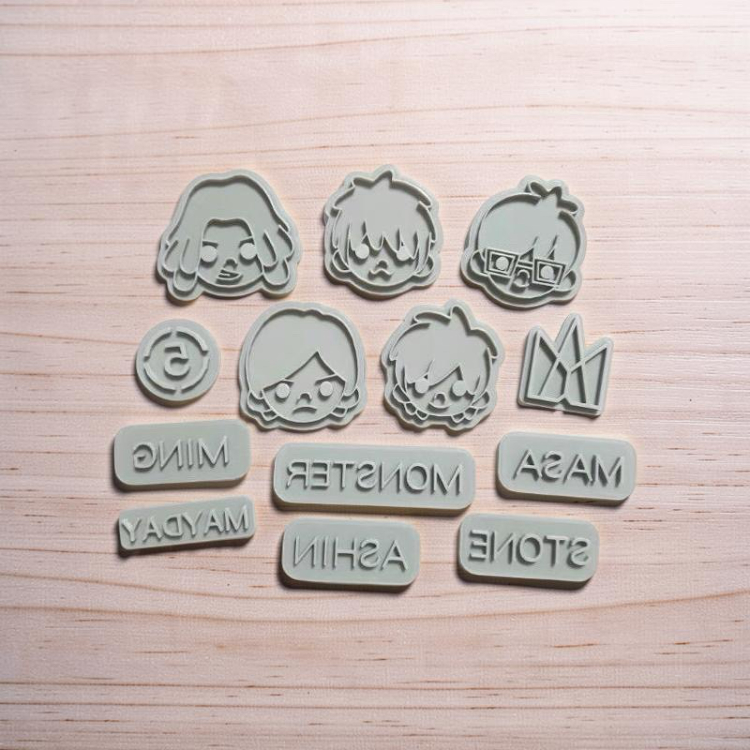 ⭐️星星相印📣滿額贈模具‼️餅乾模具/Q版五月天人物造型餅乾模具/五月天Q版人物/MayDay餅乾模具/3D列印餅乾模