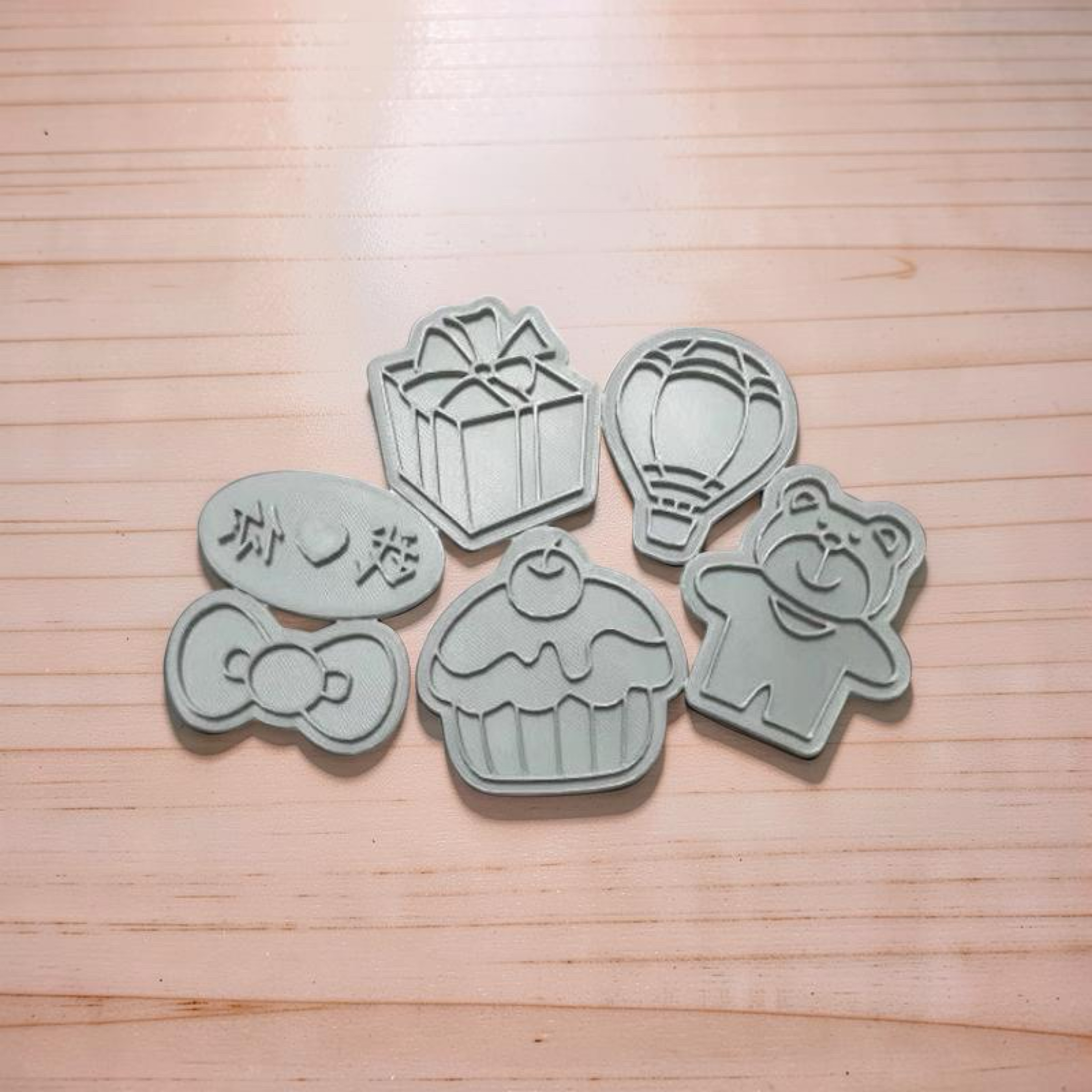 ⭐️星星相印📣滿額贈模具‼️餅乾模具/禮物/小熊/熱氣球/杯子蛋糕/蝴蝶結/我愛你/情人節專用圖案/告白/戀愛