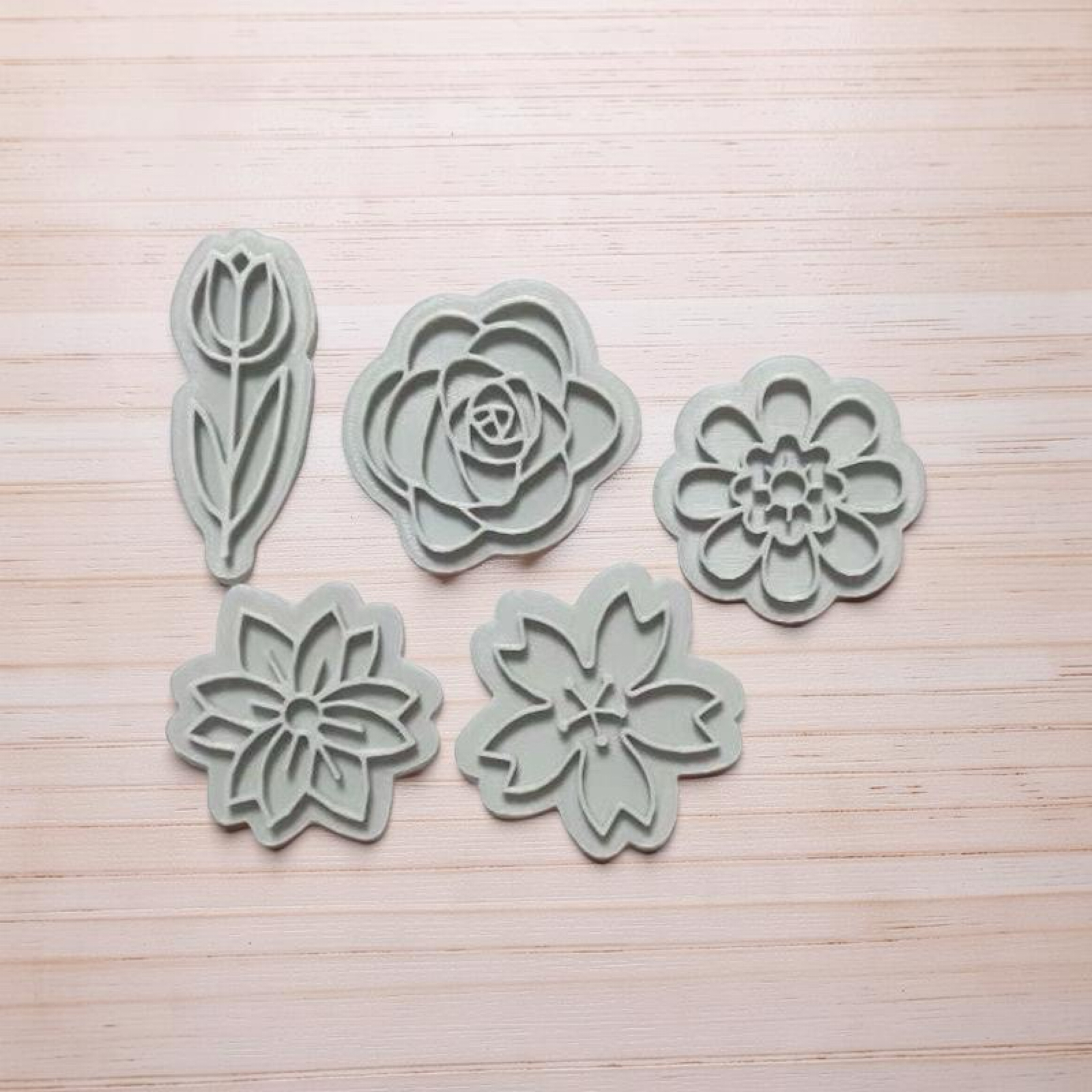 ⭐️星星相印📣滿額贈模具‼️餅乾模具/花朵造型餅乾模具/小花/玫瑰花/櫻花/可愛花朵餅乾模具/花朵/花花/花餅乾壓模/