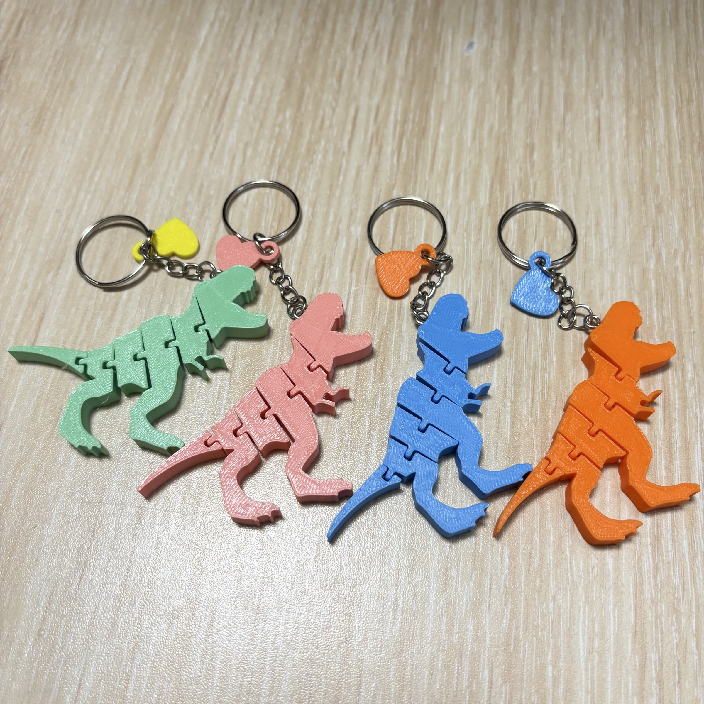 📣買三送一📣3D列印暴龍活動式鑰匙圈/暴龍活動式結構 暴龍鑰匙圈玩具吊飾 暴龍.吊飾.小禮物.動物