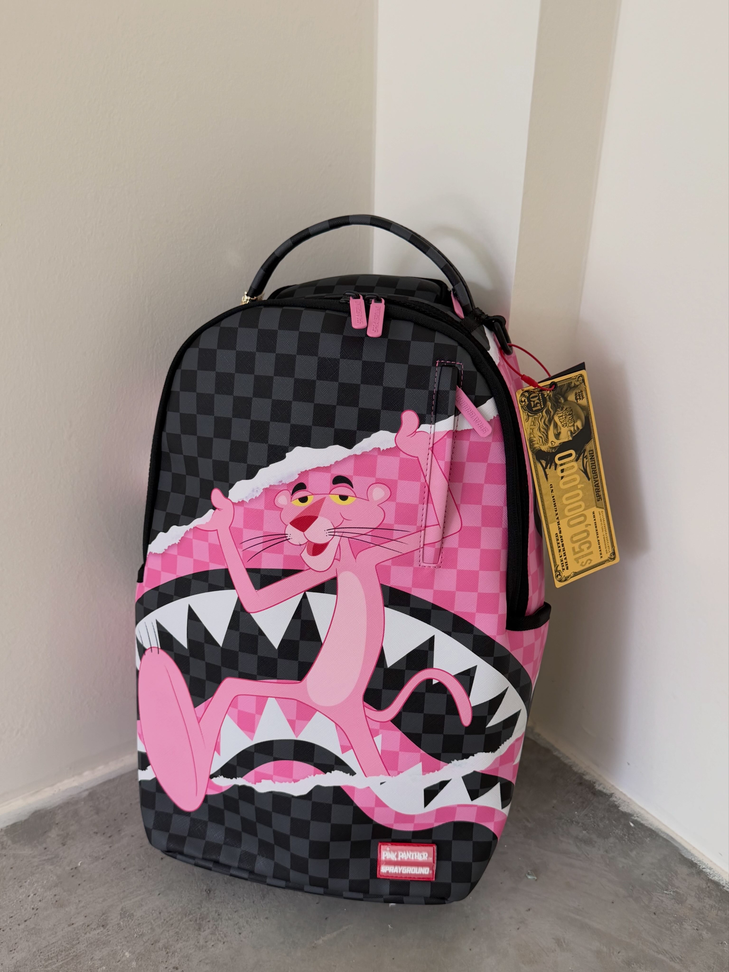 SPRAYGROUND PINK PANTER BREAK THRU BACKPACK