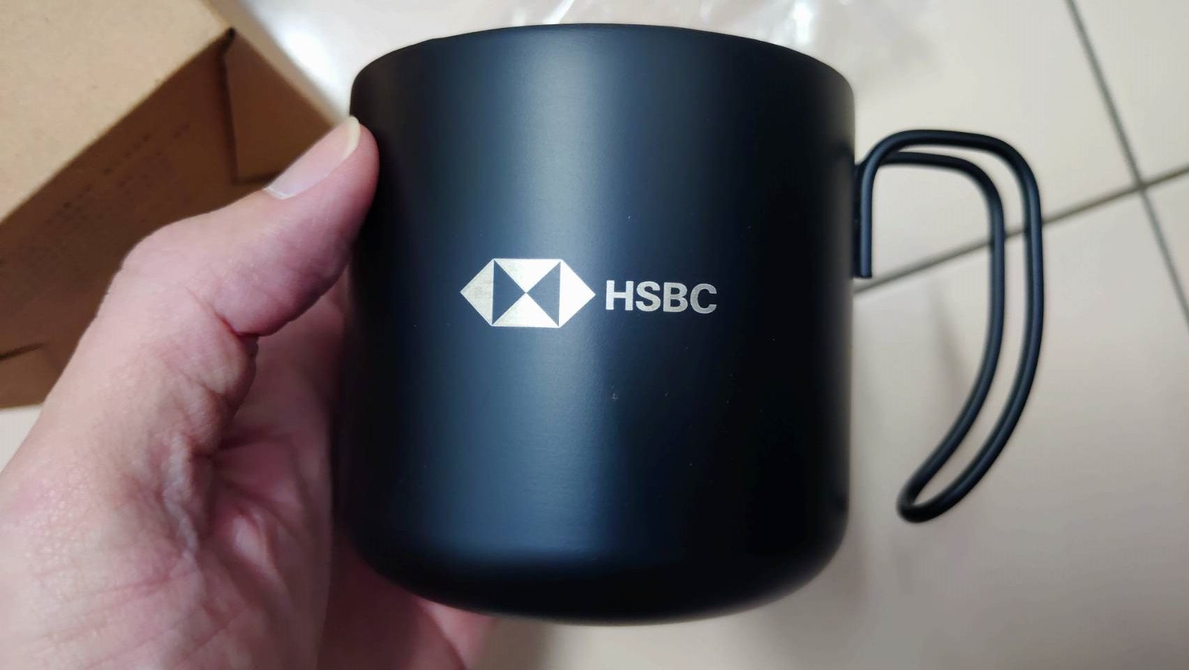 知名銀行 不銹鋼杯 黑色霧面! 超有質感!! 全新品!!!