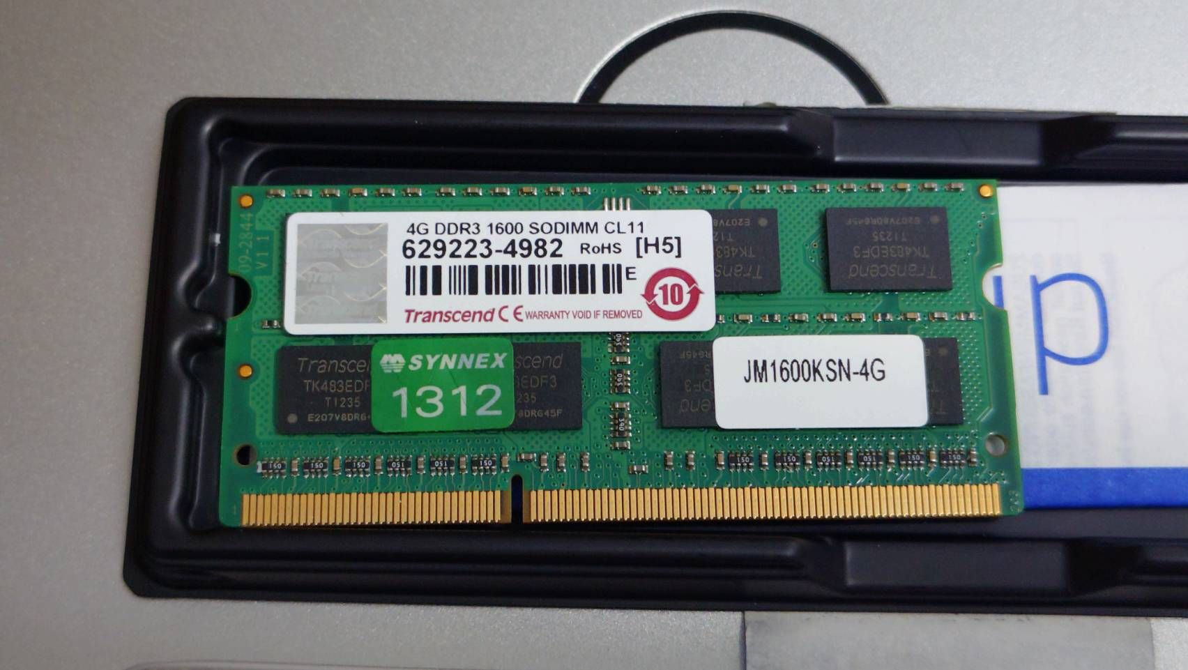 筆電用 創建 4G DDR3 1600