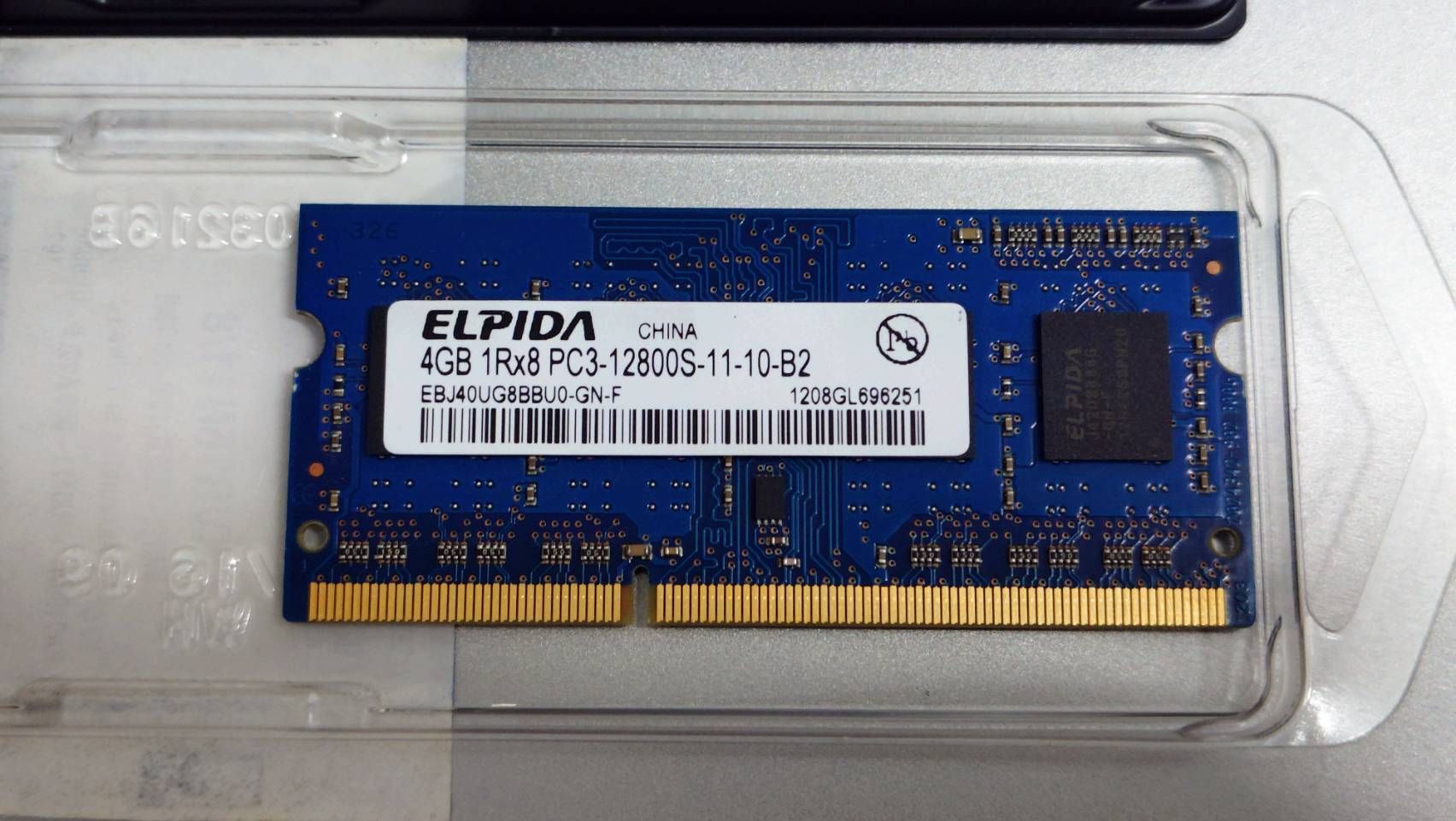 筆電用 ELPIDA 4G DDR3 1600