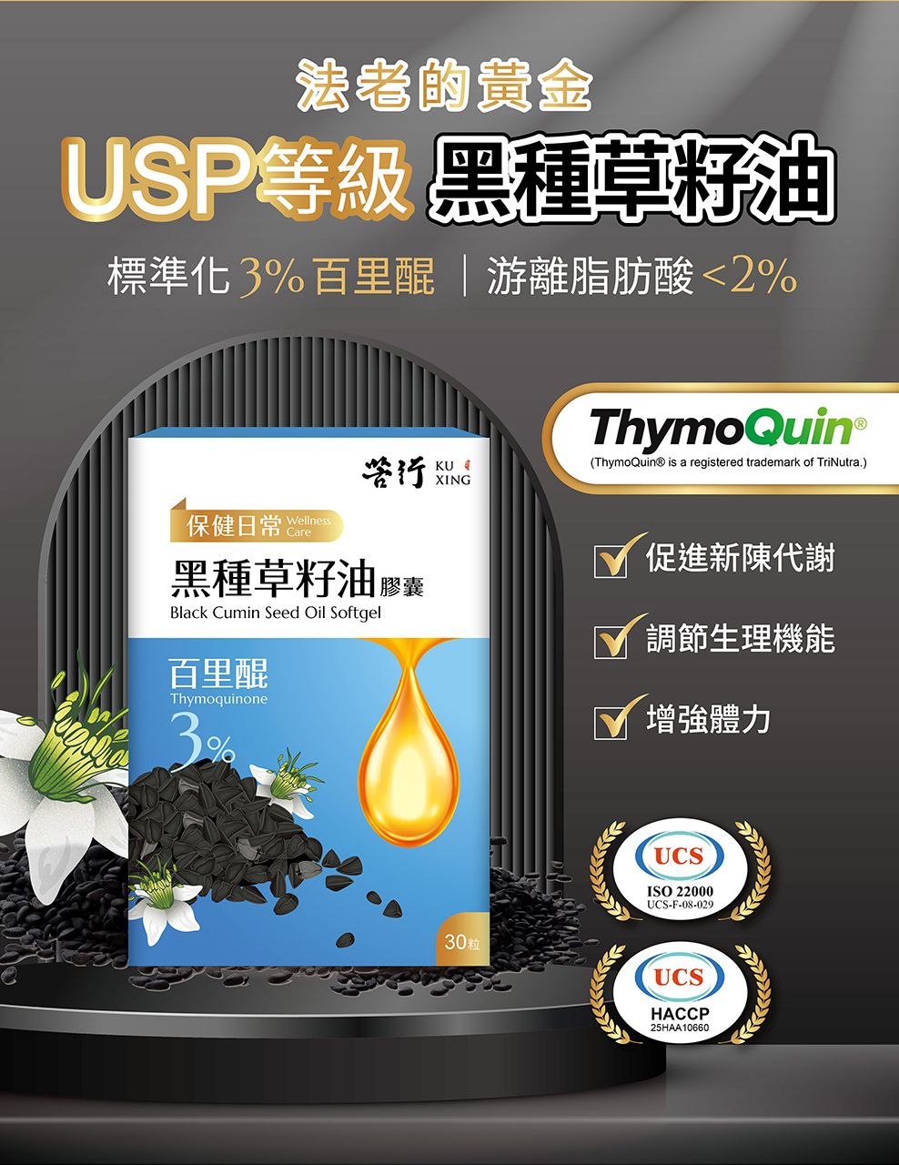 【 保健日常 】黑種草籽油膠囊
