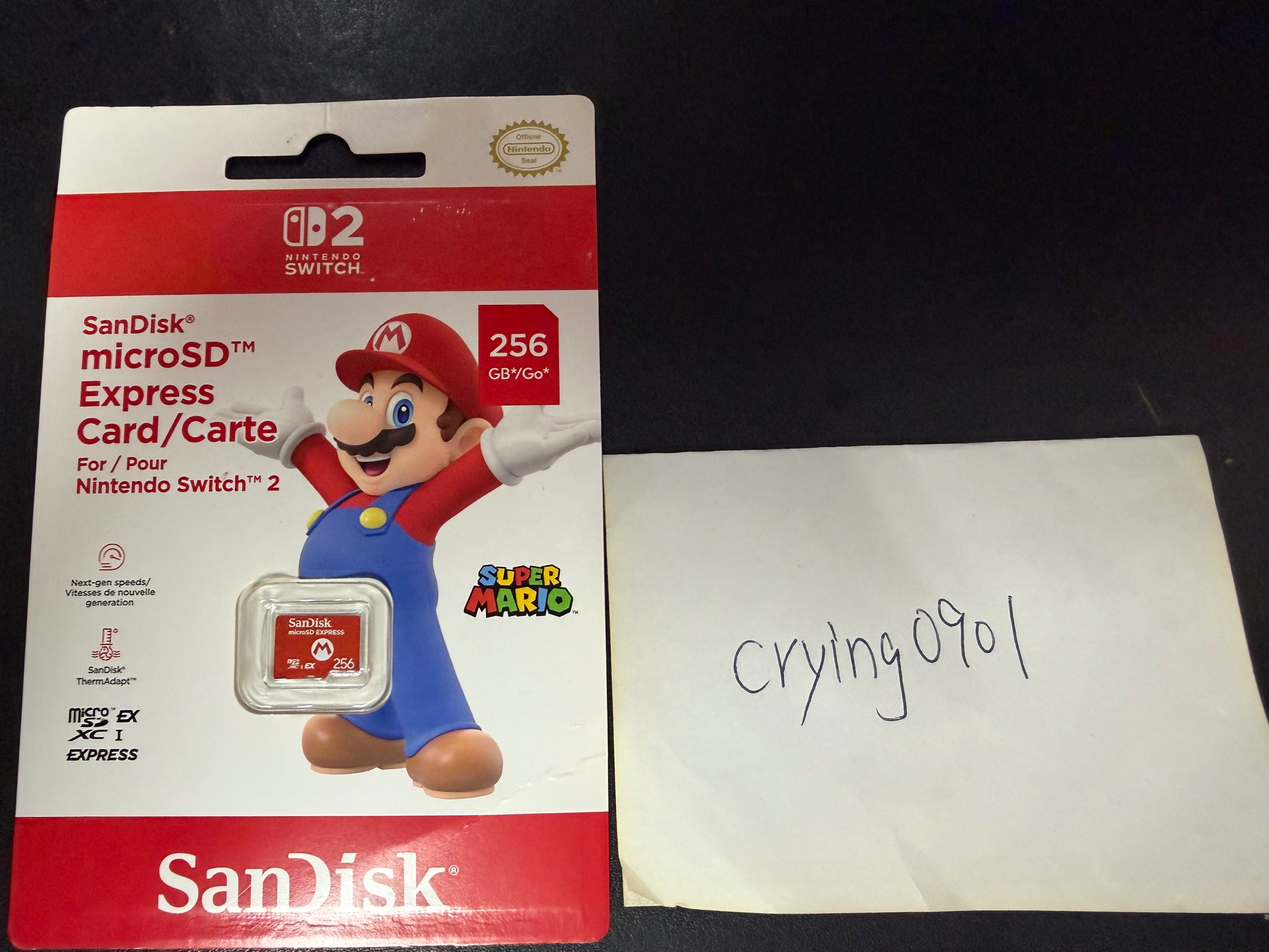 NS2 特規記憶卡 Sandisk 256g