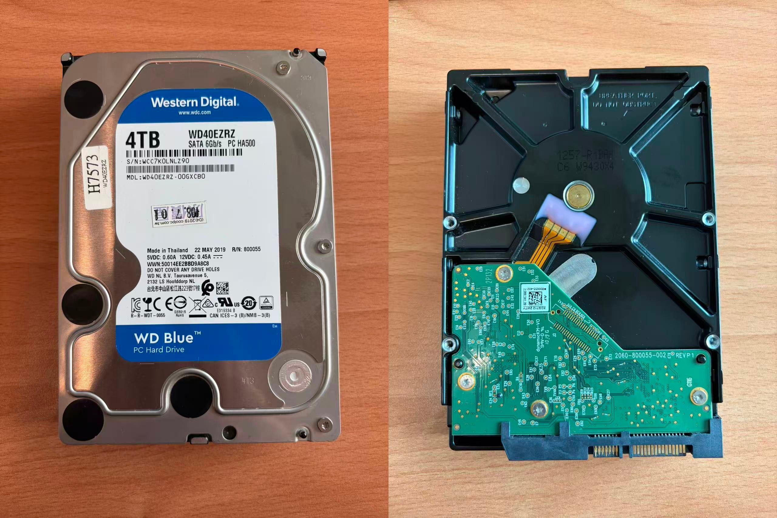 WD BLUE 4TB HDD