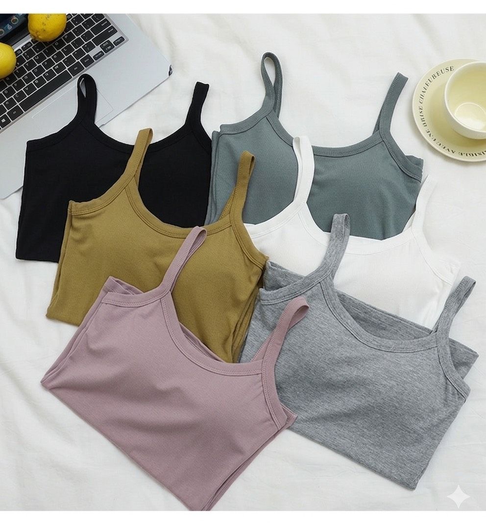 日常親膚細肩BRA TOP