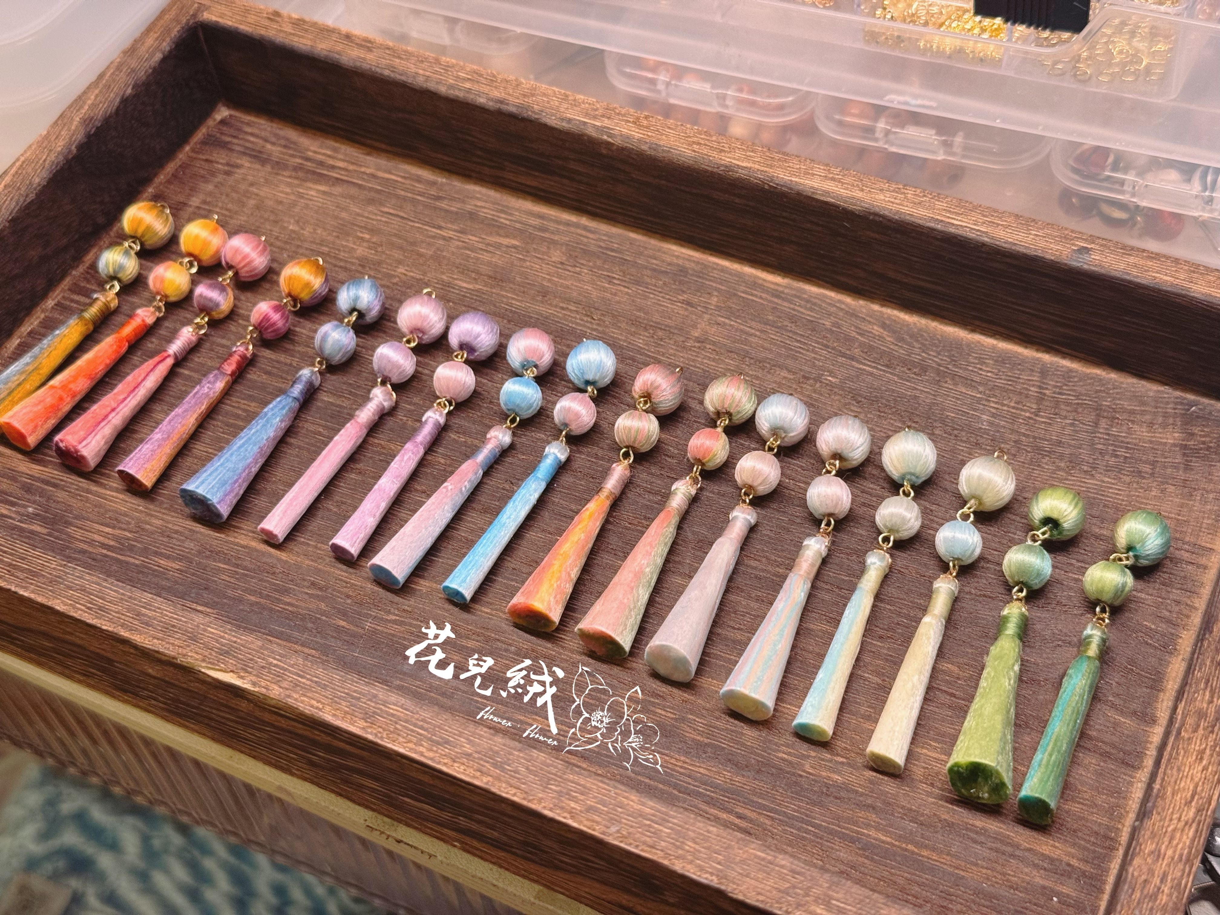 NEW_糖果球耳環