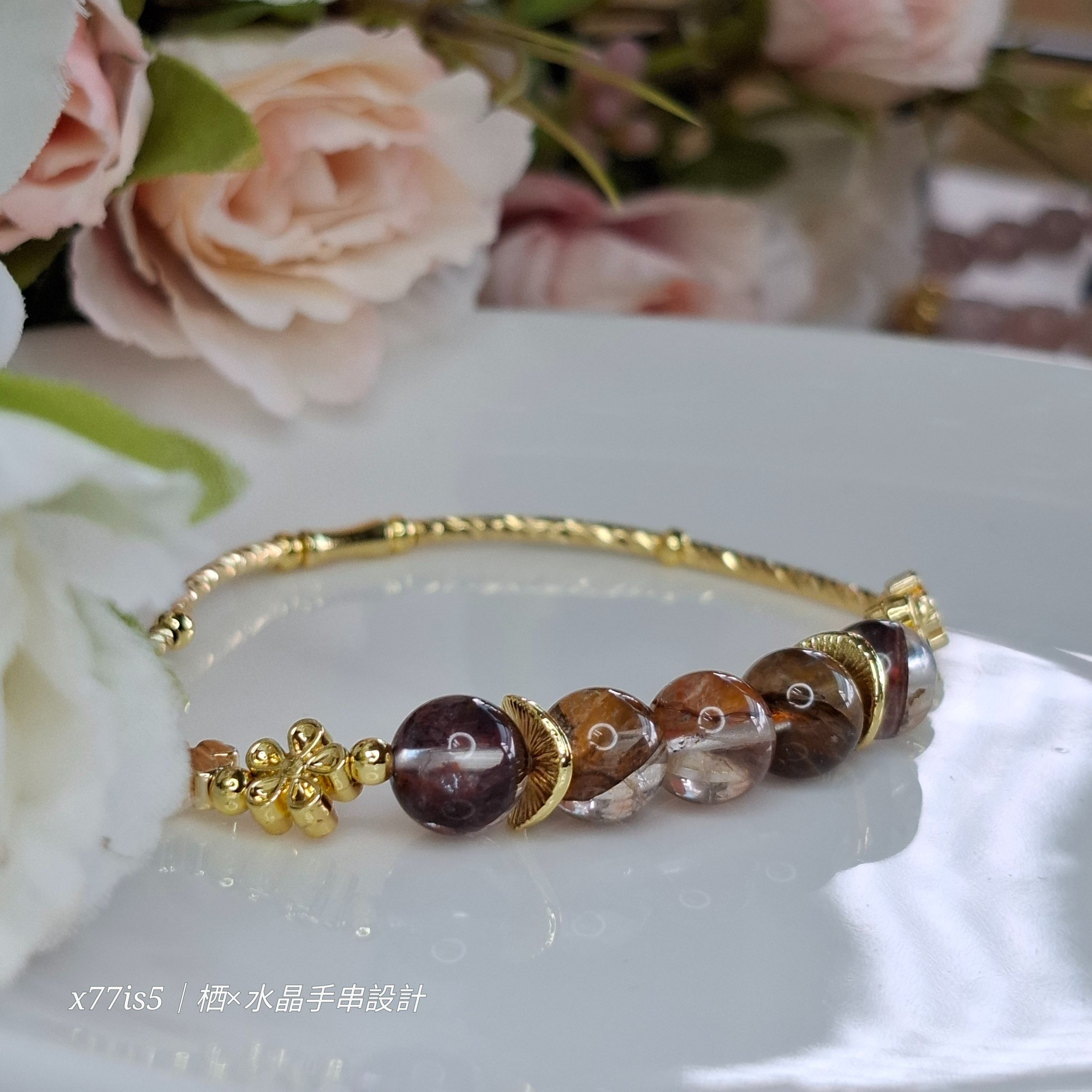 V018-微觀{彩膠花|14K}-±15.5圍