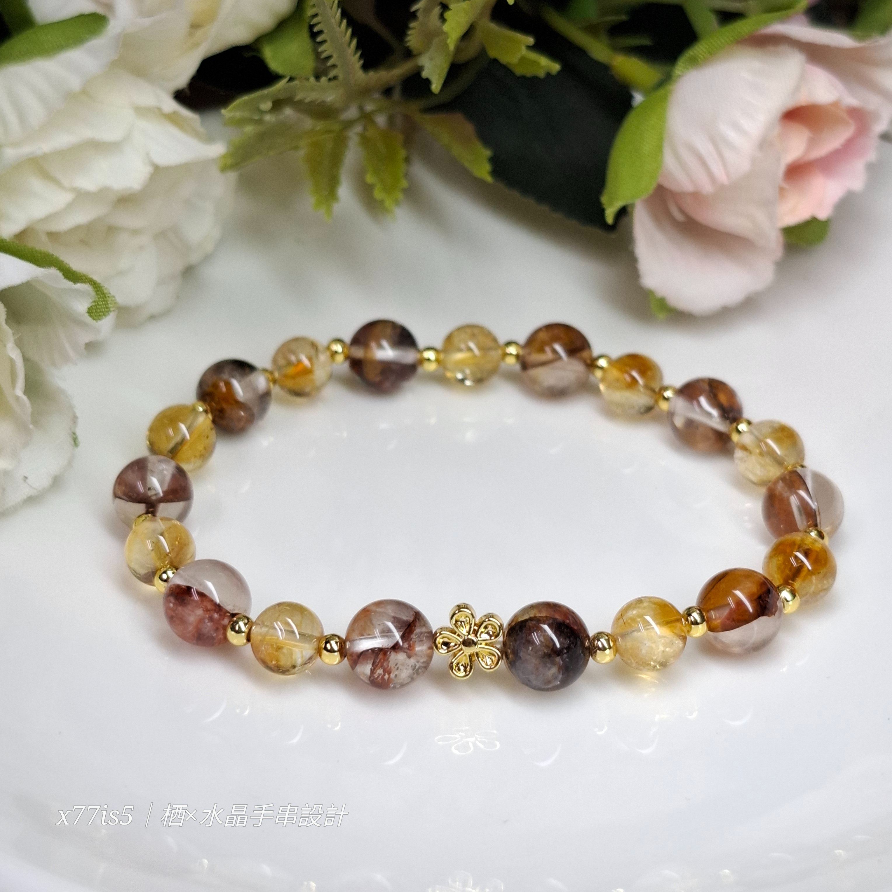 V036-{紅膠花|黃膠花|14K}-±16圍