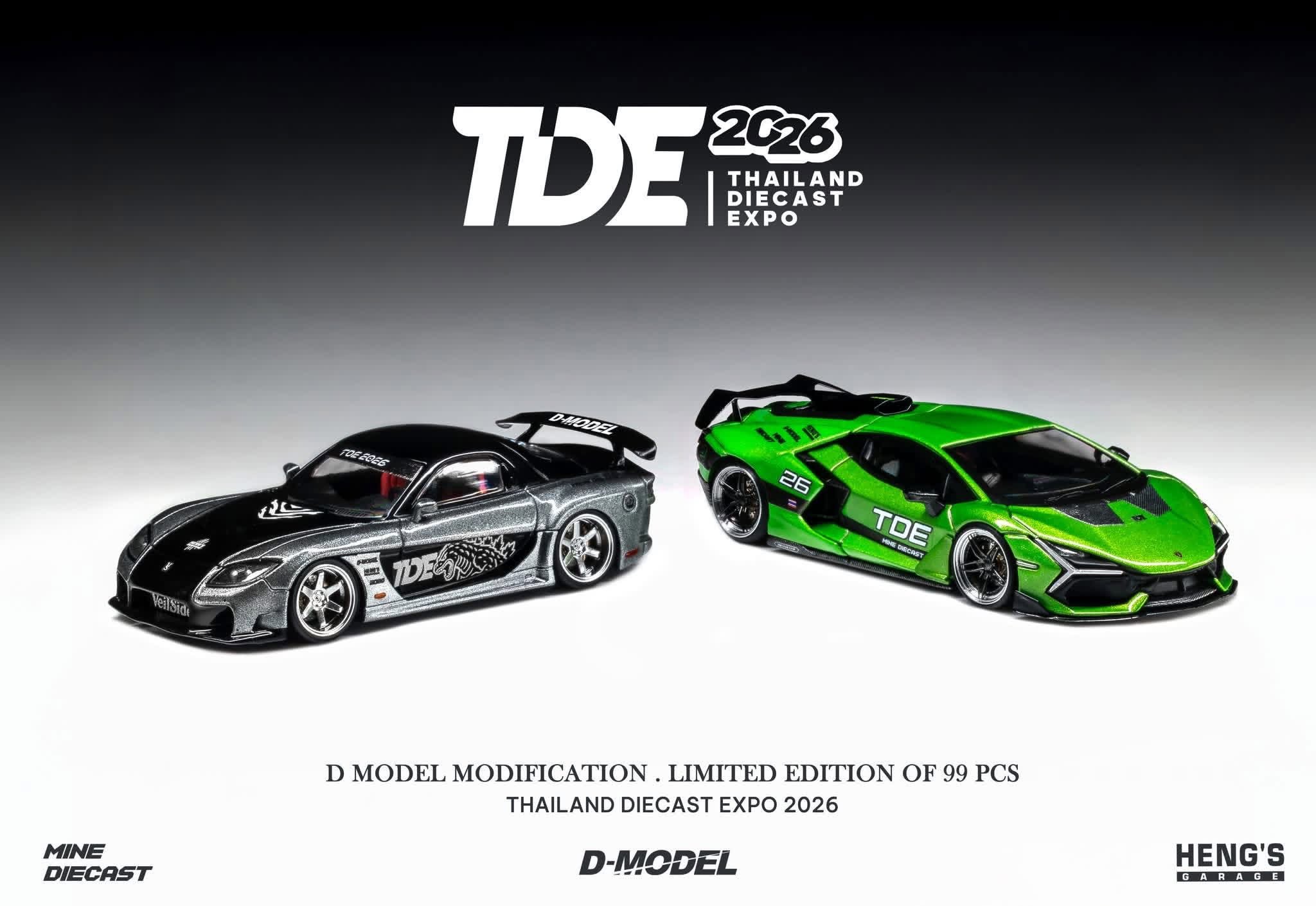DMODEL
Heng’s Garage x Mine Diecast 三方聯名