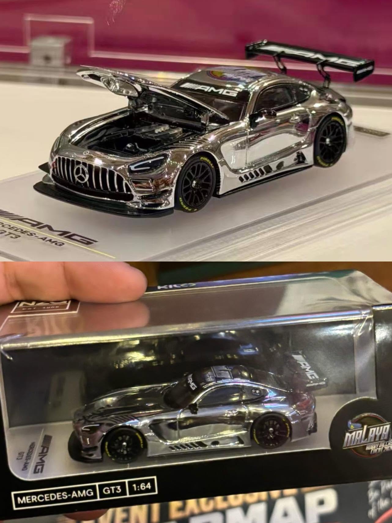 9/16 馬來 Kilo AMG GT3 電鍍銀