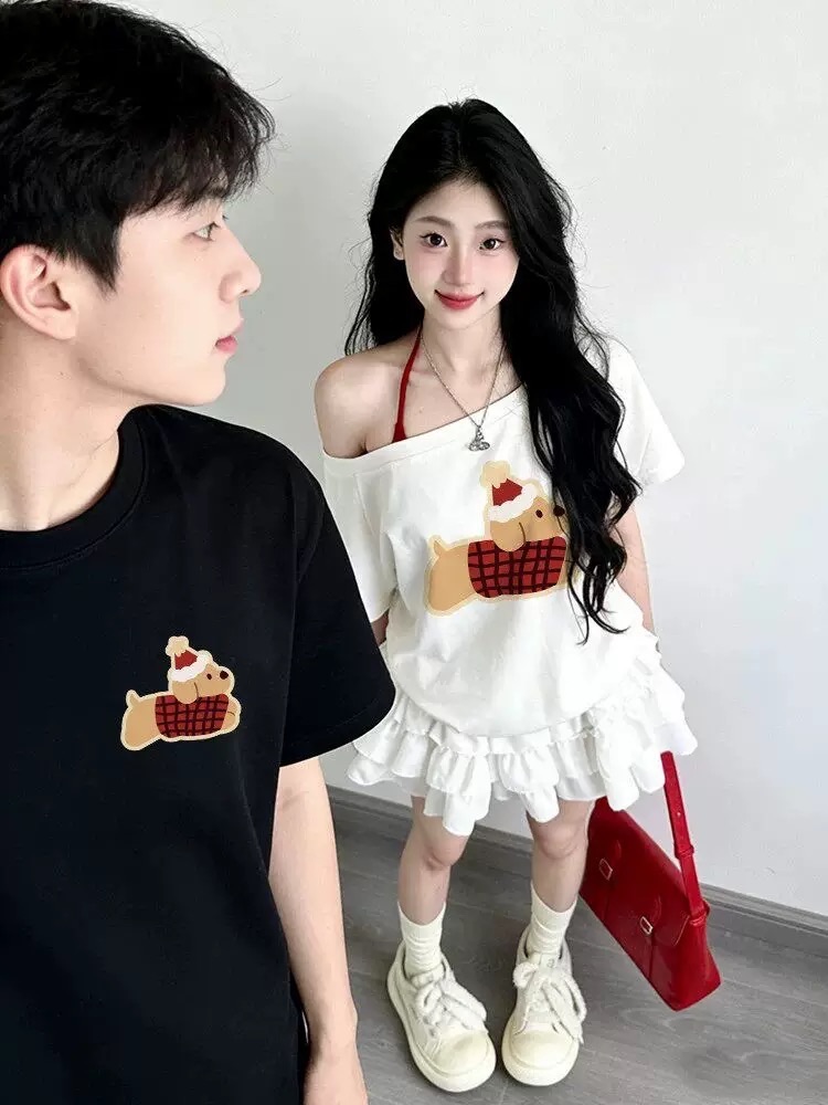 情侶狗狗純棉t-shirt