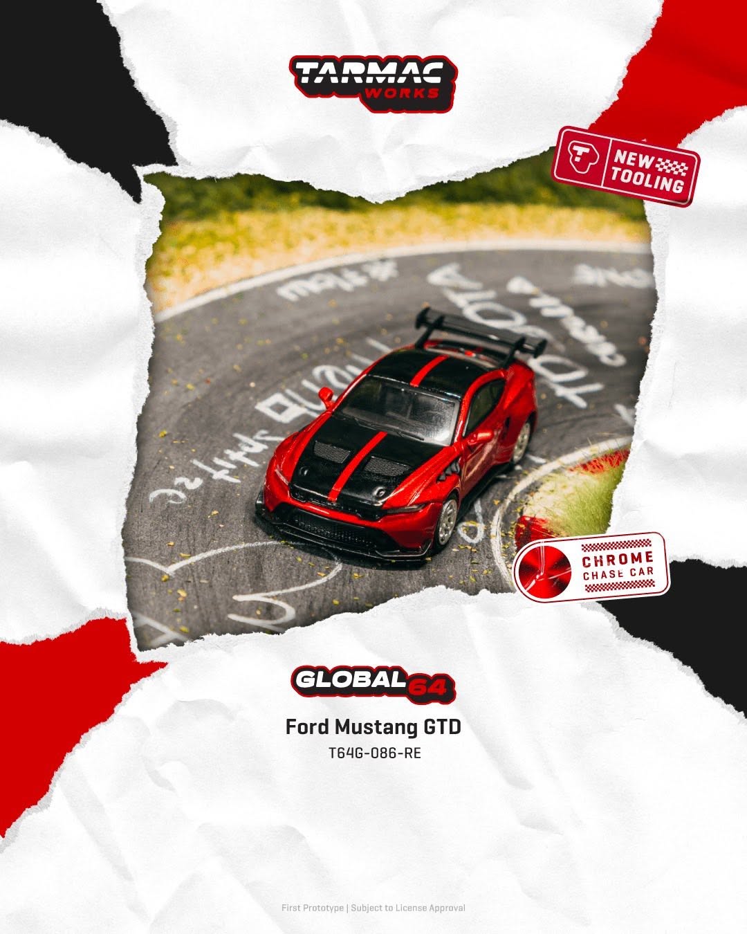 Ford Mustang GTD 紅 $370