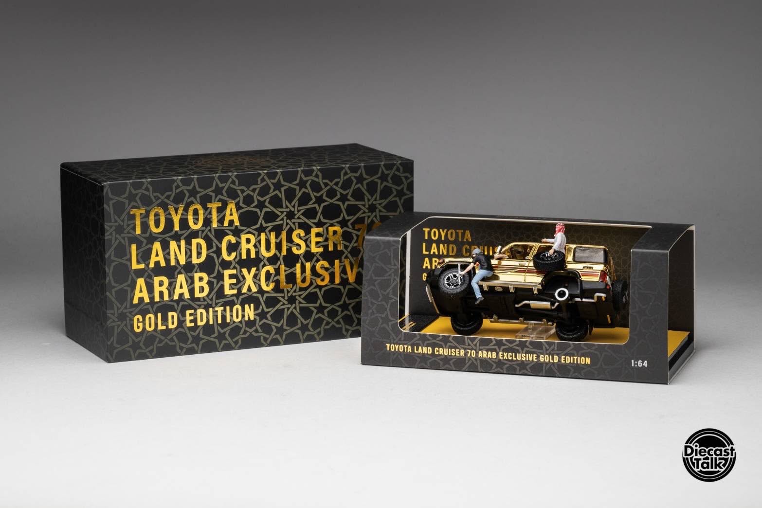 7/15 Toyota Land Cruiser 70 阿拉伯金配色 DiecastTalk 海外版