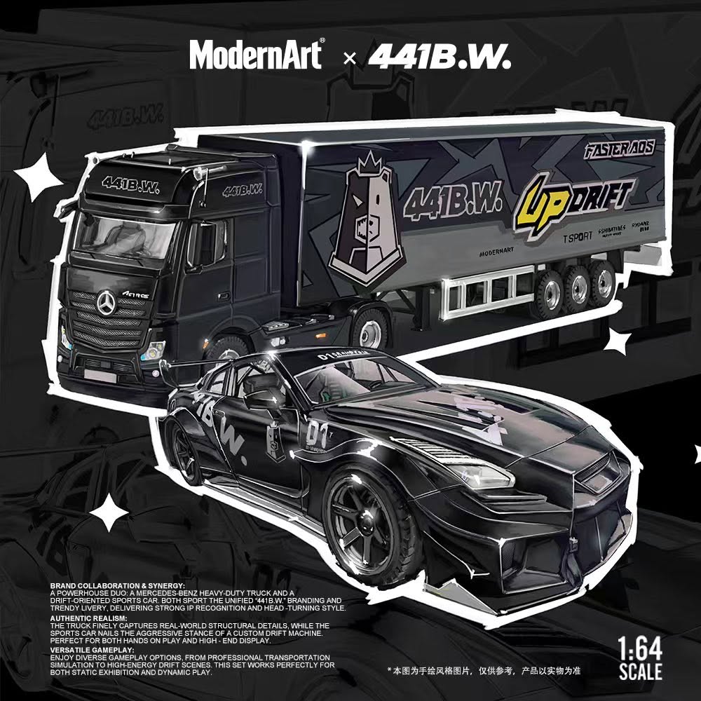 潮藝ModernArt × 441B.W. 聯名登場
1:64 441B.W.漂移熊