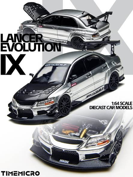 7/18 EVO 9 LANCER EVOLUTION
銀色