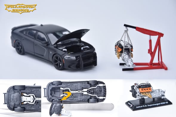 7/19 PK 1/64 Dodge Charger SRT Hellcat 道奇戰馬地獄貓