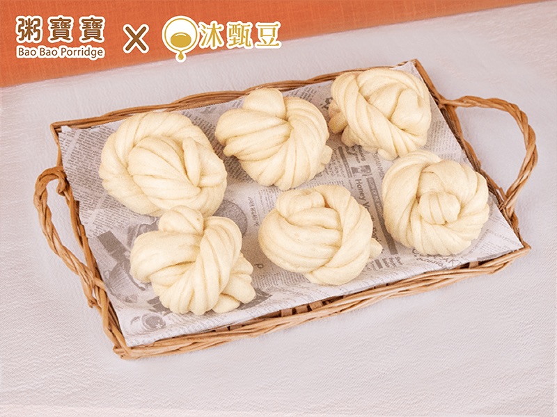 【沐甄豆 x 粥寶寶】寶寶乾酪花捲  ✨重磅聯名新品✨ 300g/袋 （6入）│奶蛋素
