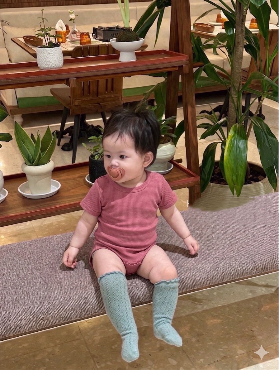 多巴胺涼感素色包屁衣