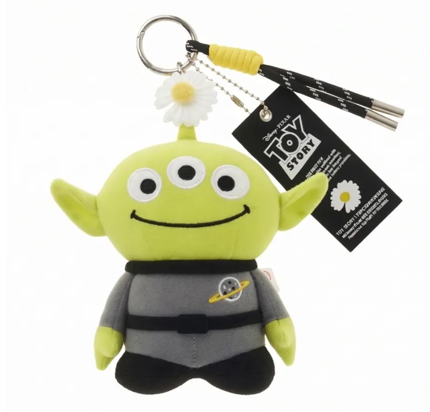 8號 三眼怪吊飾 Plush Key Ring_Alien