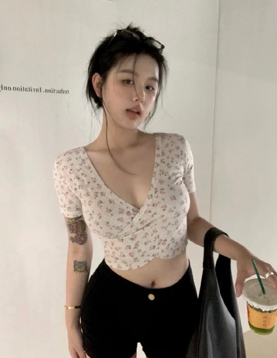 小碎花上衣M碼