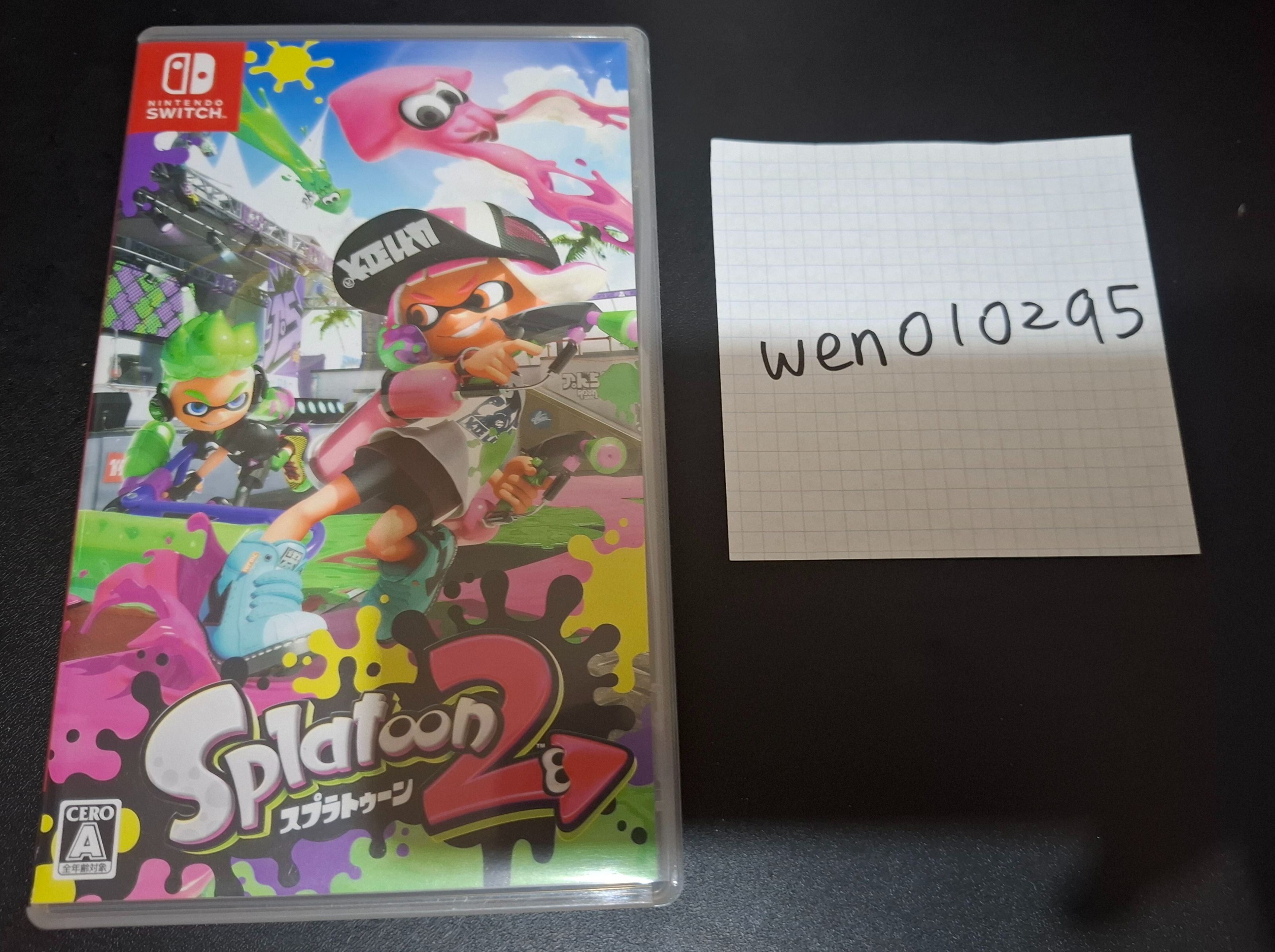 NS Splatoon2 斯普拉遁2 日版 二手