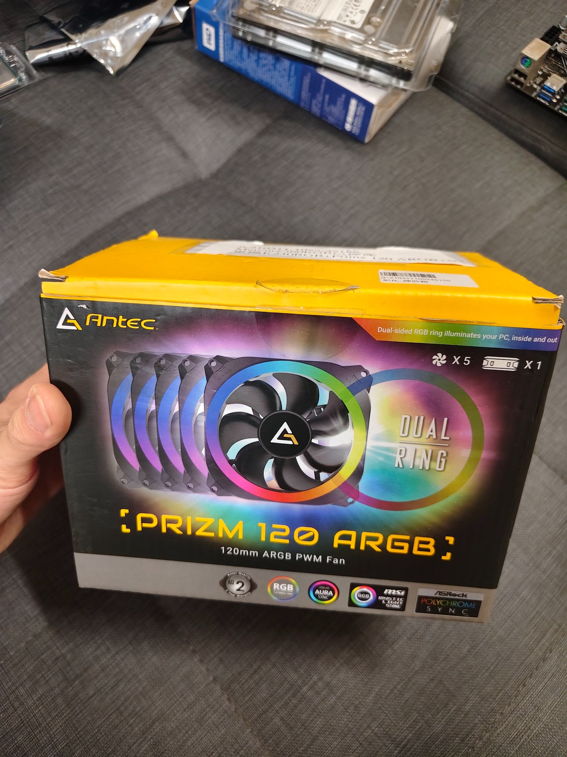 ANTEC Prizm 120 ARGB 5顆裝+控制器