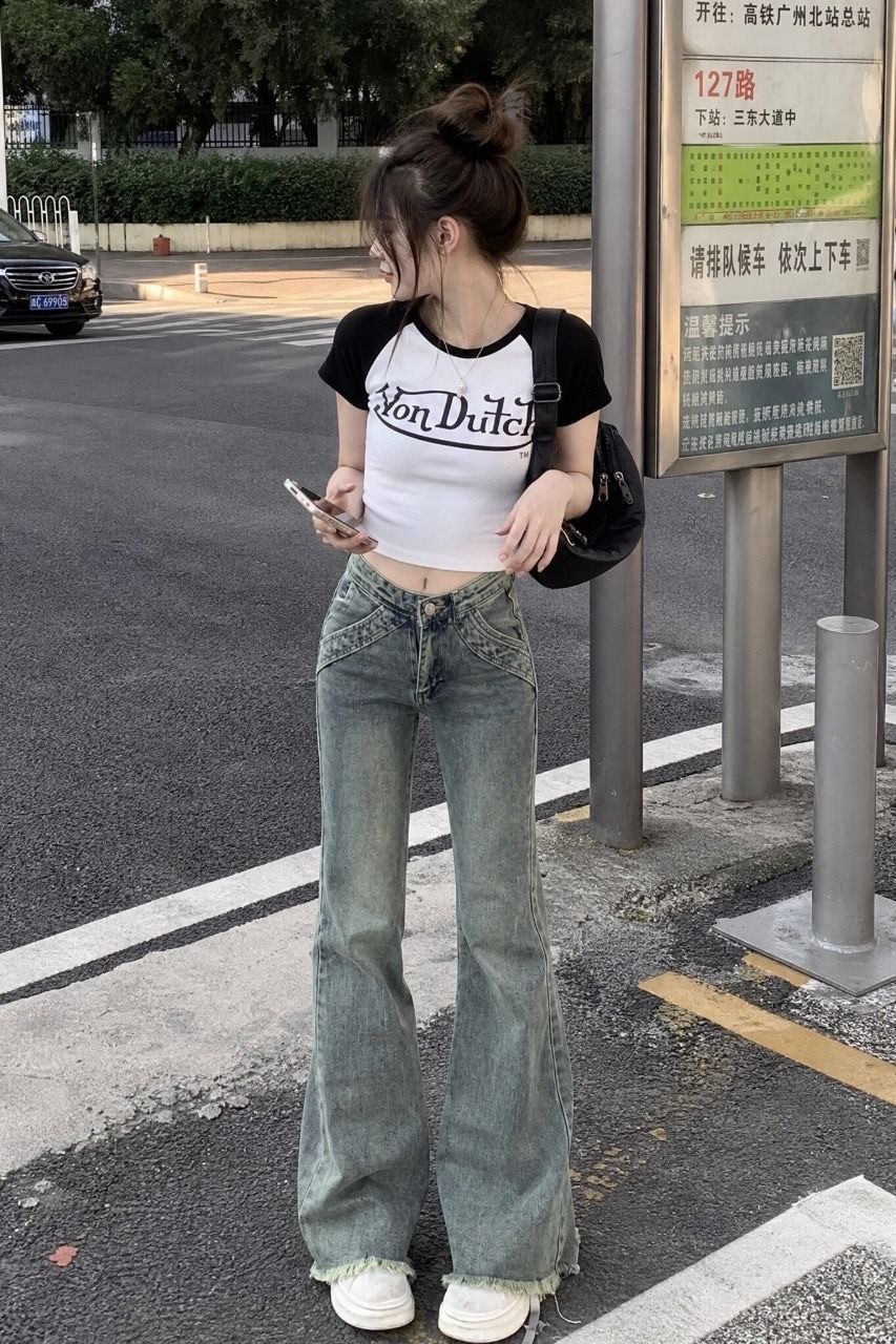 長褲類--懷舊喇叭褲（依正常尺寸購買即可）