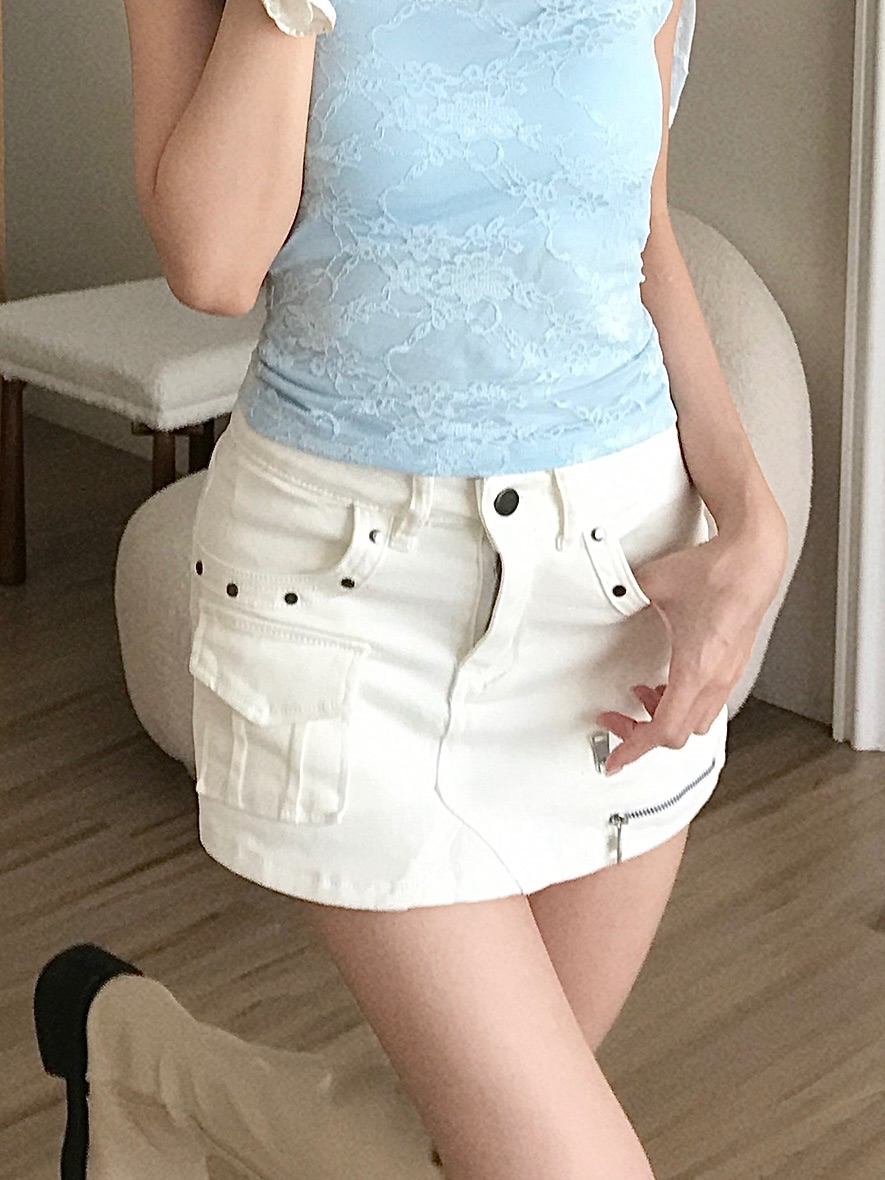 𝑷𝒐𝒏𝒚𝒐街拍視角 小個性造型牛仔褲裙