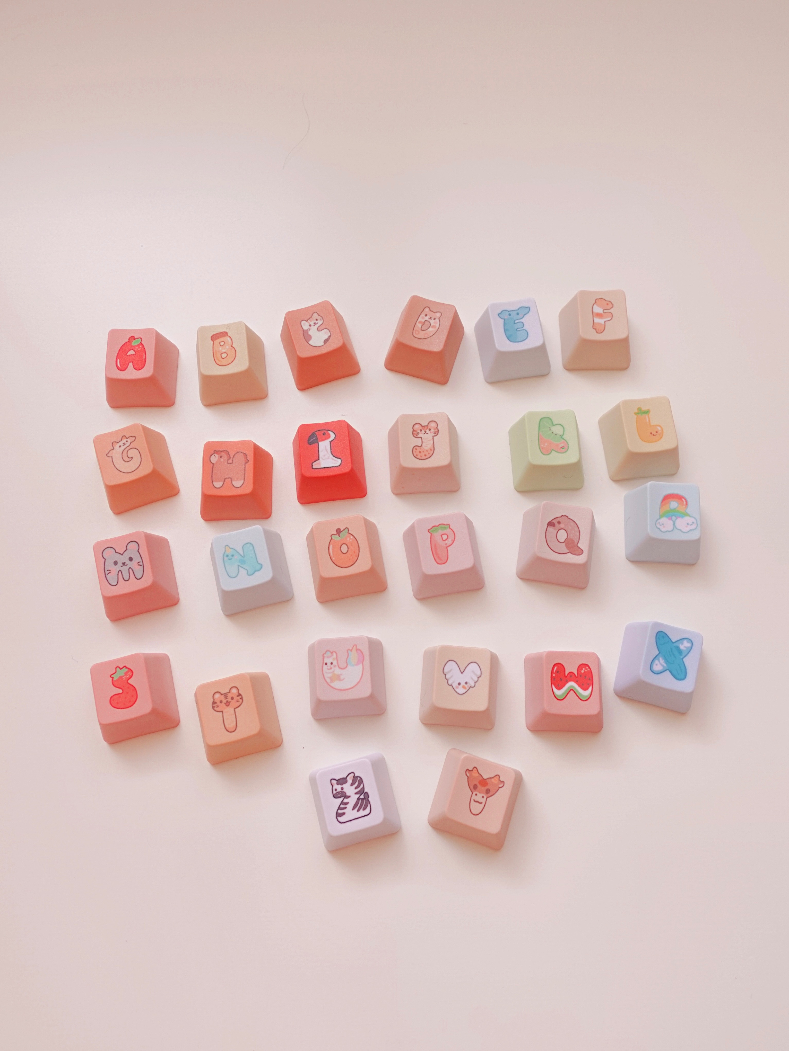 《DIY按鍵吊飾第二步》【鍵帽單購區】英文字母ＡＢＣ / 26款